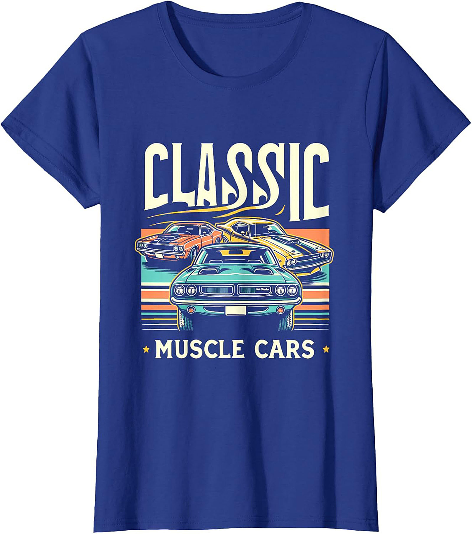 Classic Muscle Car T-shirt Vintage Car Enthusiast Gift