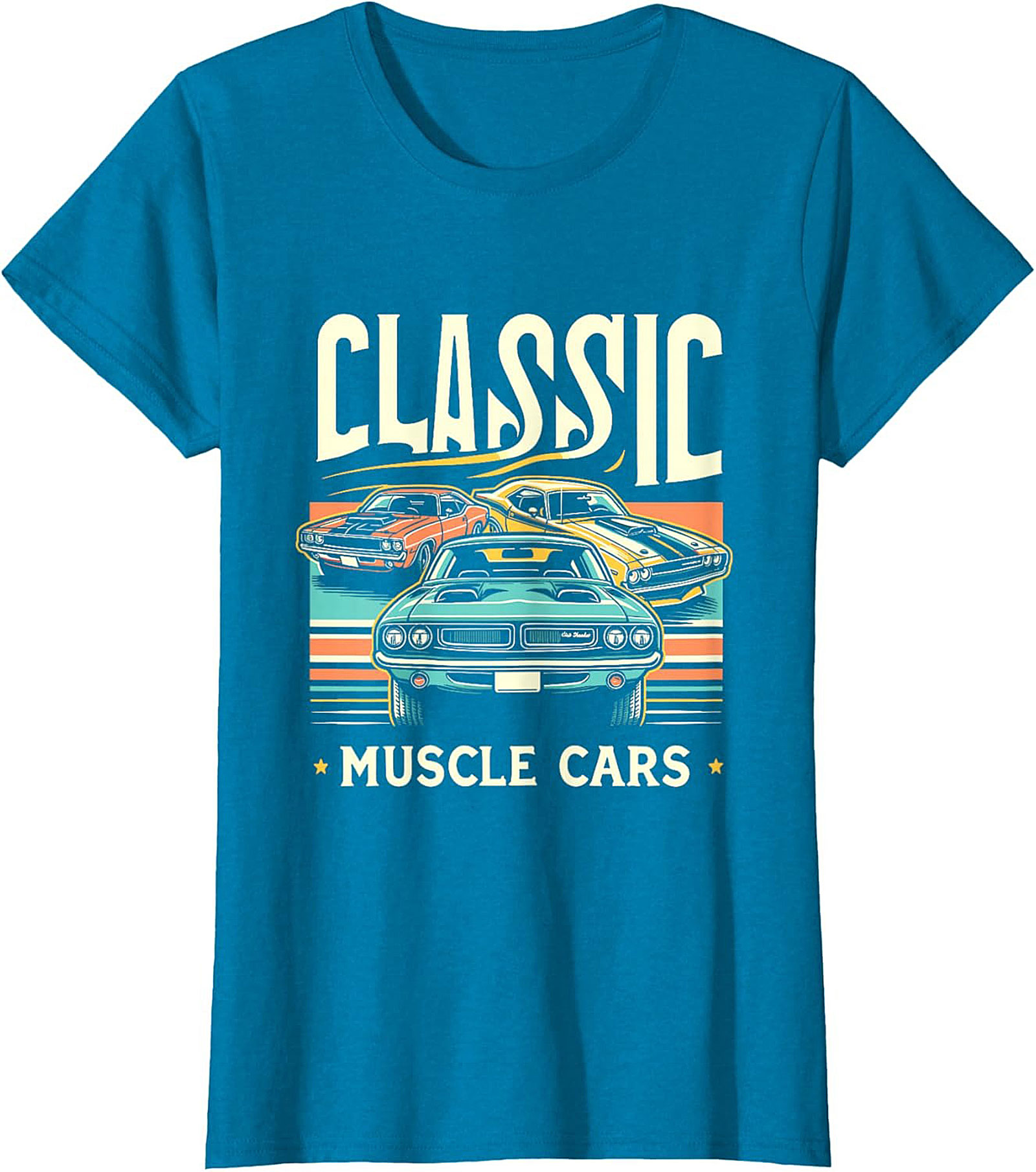 Classic Muscle Car T-shirt Vintage Car Enthusiast Gift