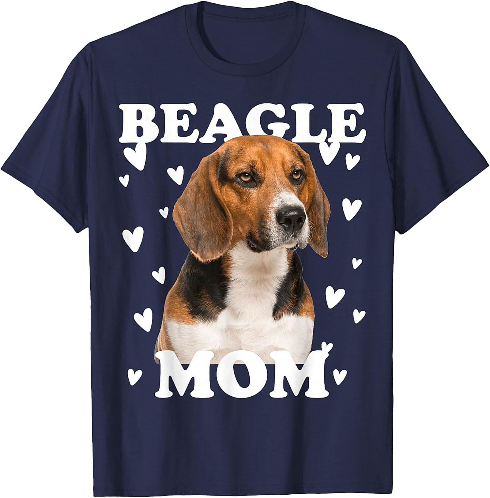 Beagle Mom T-shirt – Cute Dog Lover Graphic Tee 