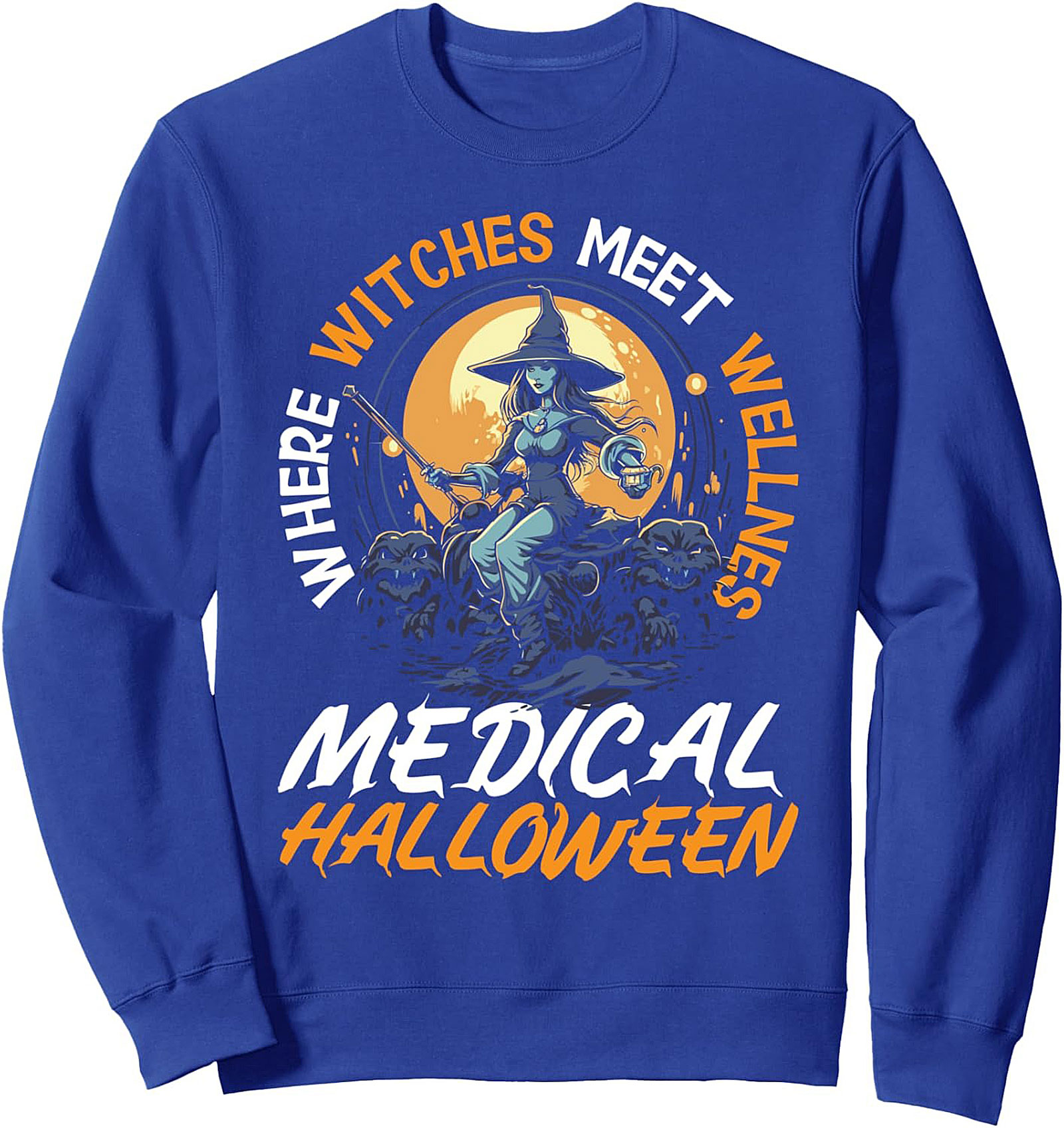 Medical Halloween Crewneck | Where Witches Meet Wellness