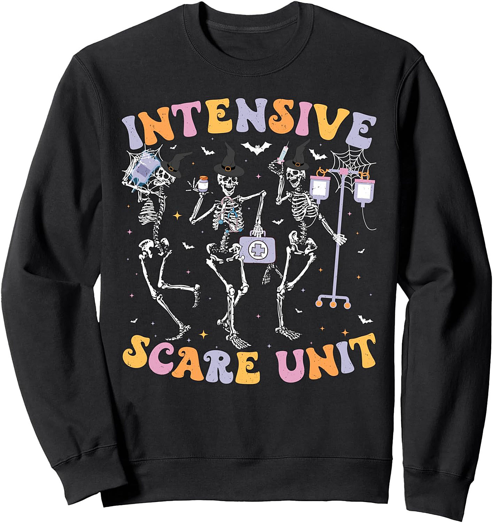 ICU Nurse Halloween Sweatshirt | Intensive Scare Unit