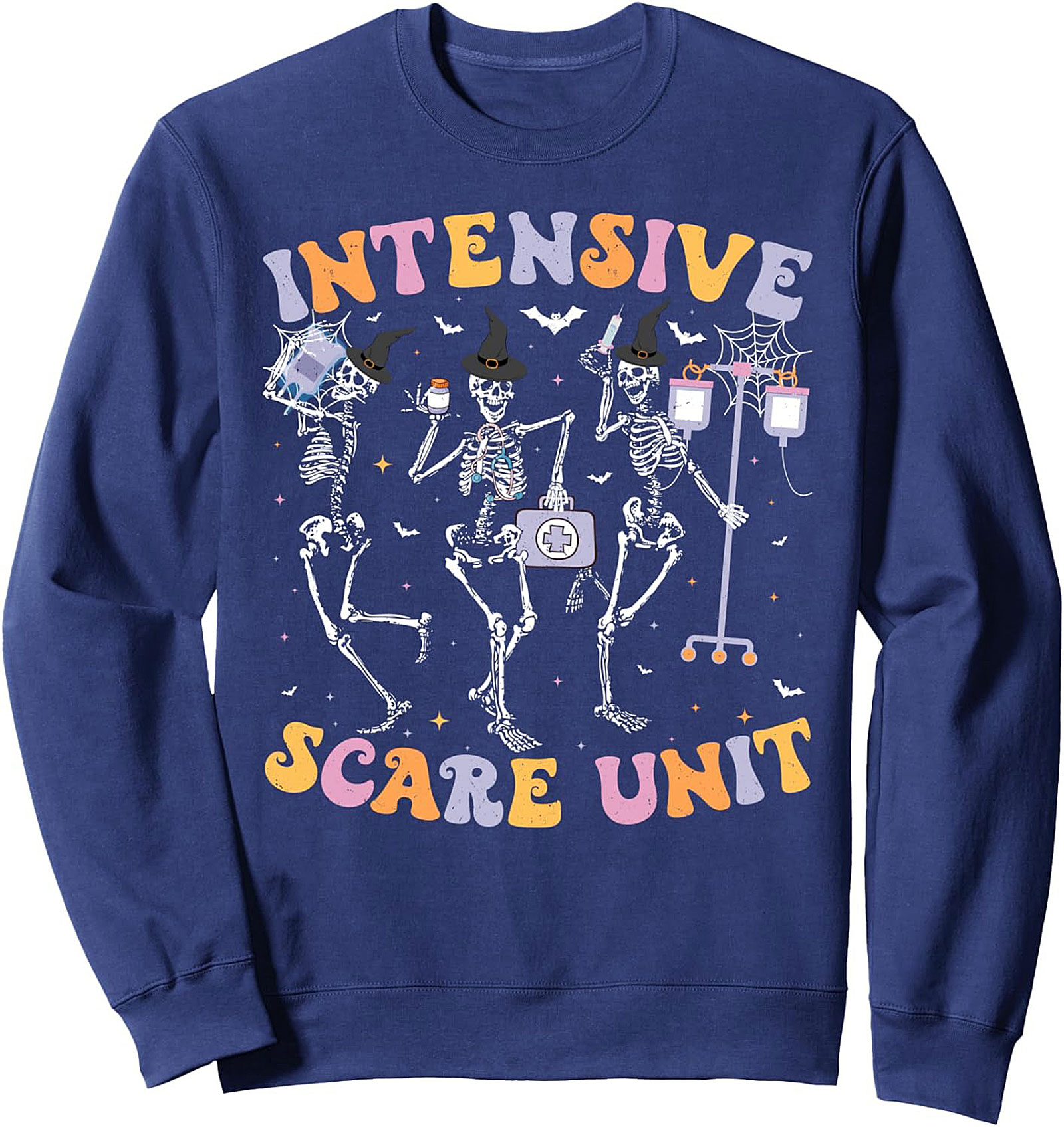 ICU Nurse Halloween Sweatshirt | Intensive Scare Unit