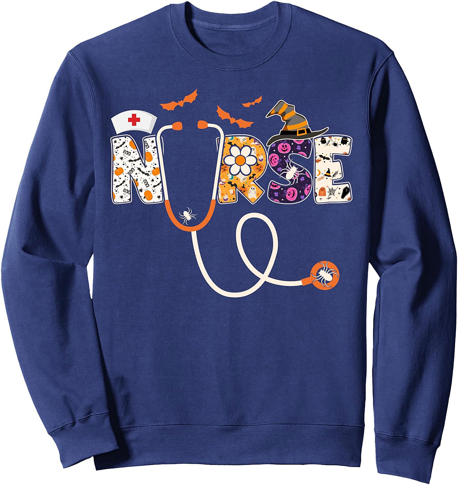 Halloween Nurse Sweatshirt | Spooky Crewneck Gift Idea