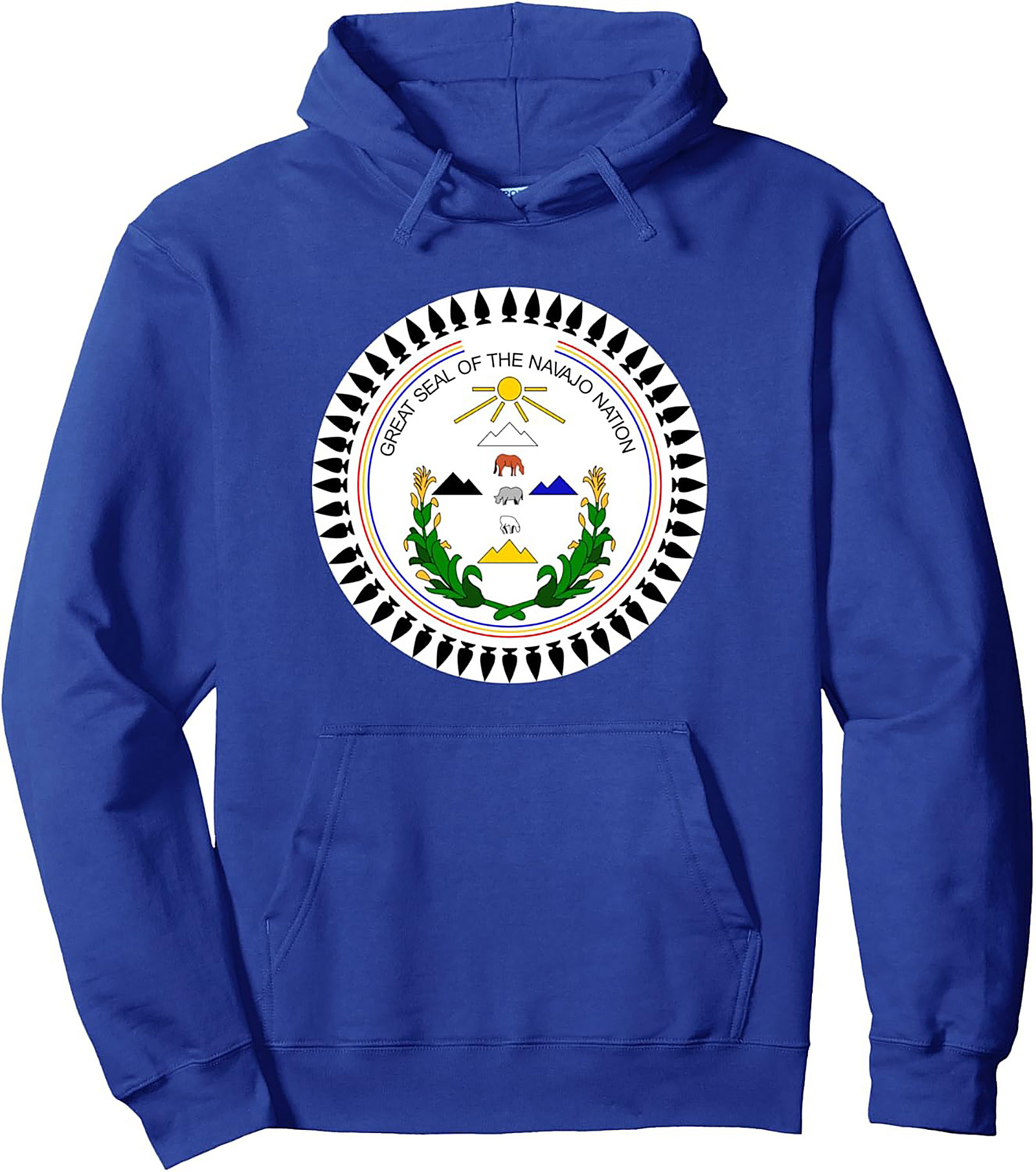 Navajo Nation Seal Hoodie Diné Heritage Pullover