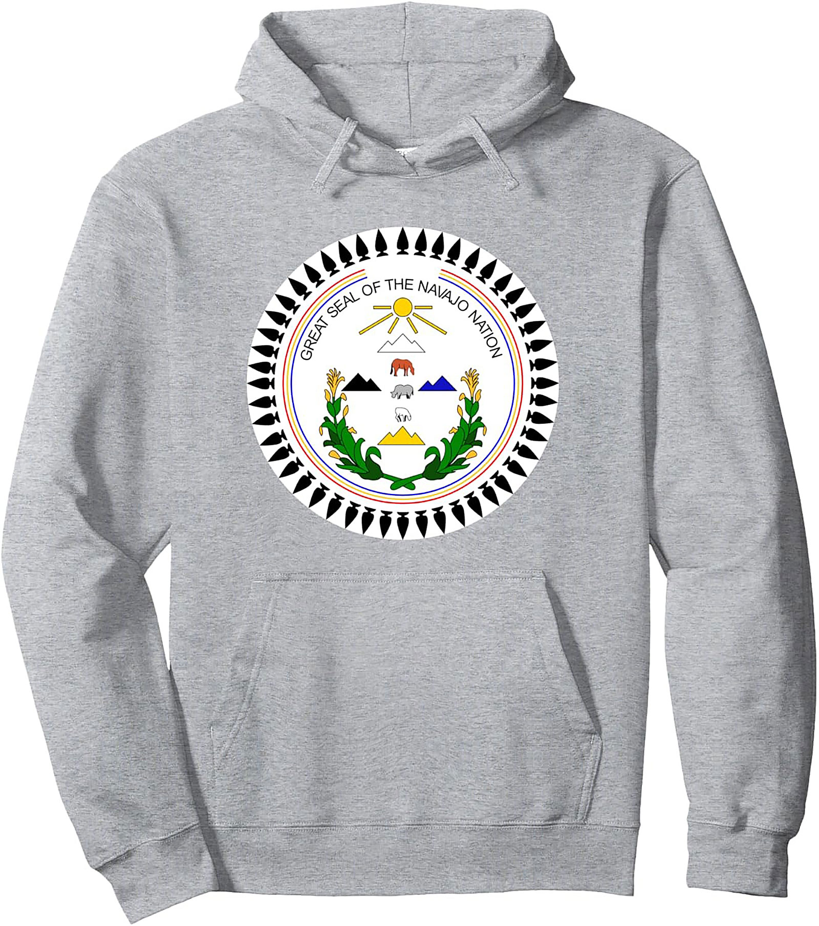 Navajo Nation Seal Hoodie Diné Heritage Pullover