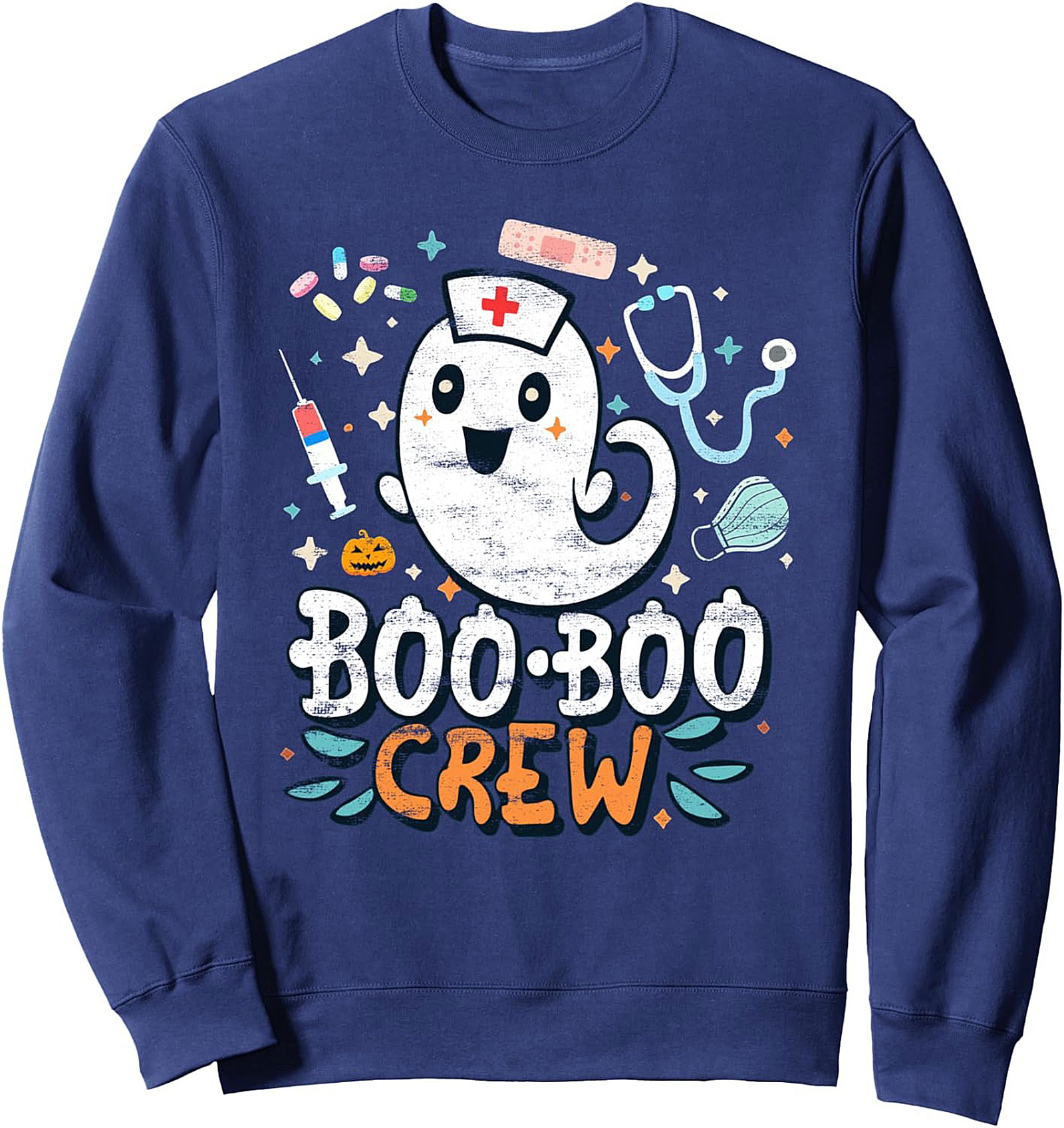 Boo-Boo Crew Nurse Halloween Sweatshirt | Cozy Pullover