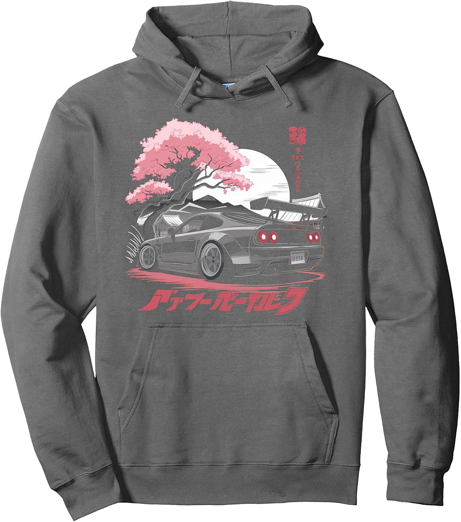 JDM Graphic Hoodie Midnight Racer Pullover Cozy Fit