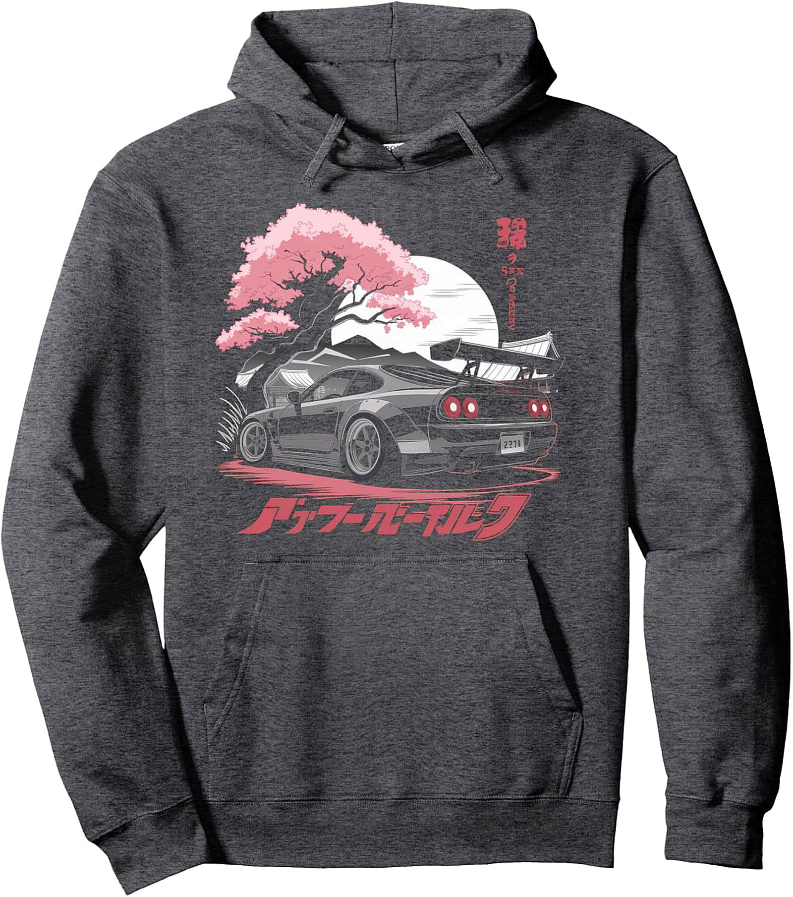 JDM Graphic Hoodie Midnight Racer Pullover Cozy Fit