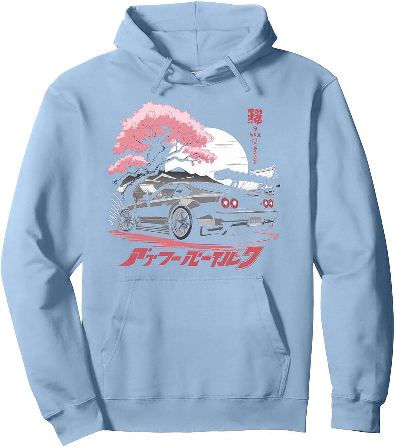 JDM Graphic Hoodie Midnight Racer Pullover Cozy Fit