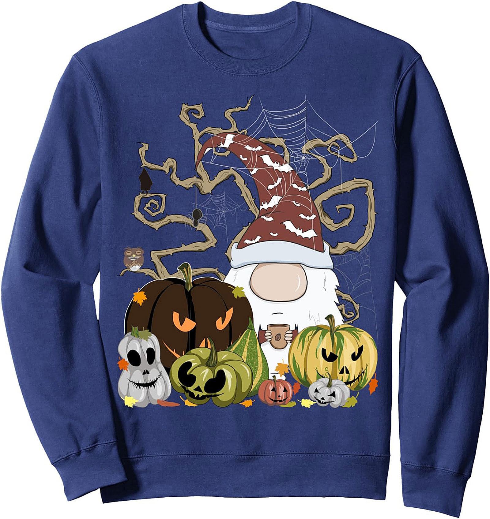 Cozy Halloween Gnome Sweatshirt | Unisex Pullover Crewneck