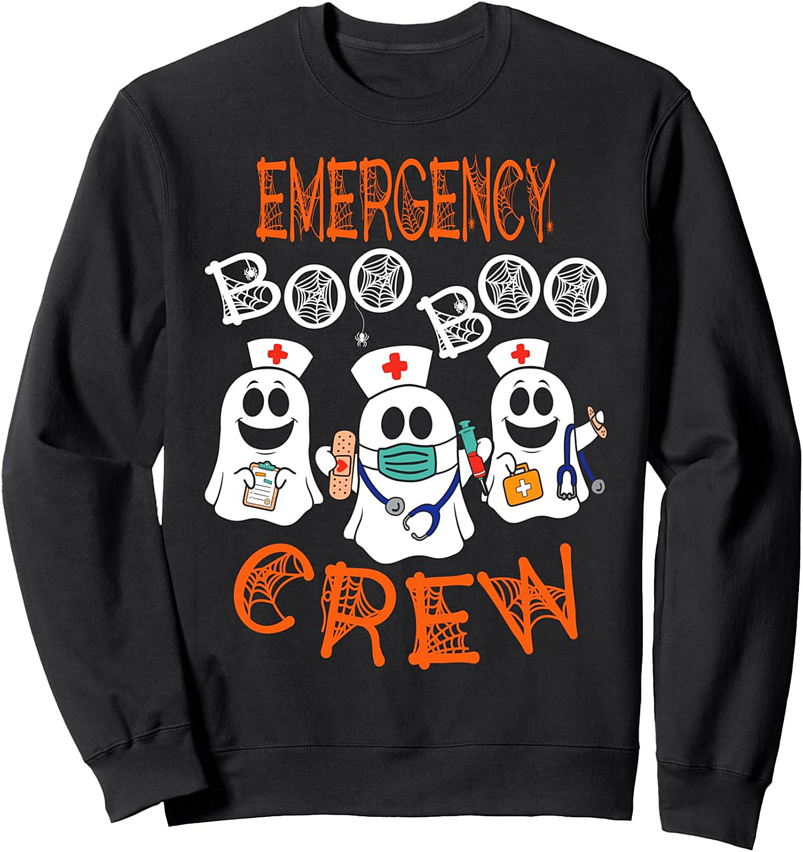 Nurse Halloween Sweatshirt | Emergency Boo Boo Crew Gift
