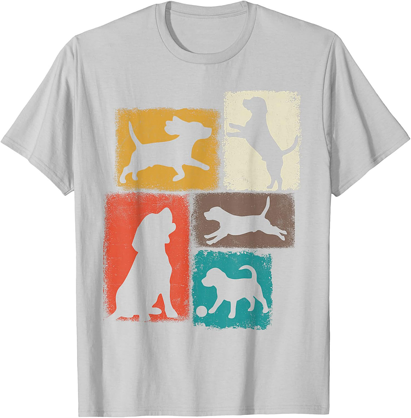Vintage Dog Lover Graphic Tee | Retro Dog Silhouette Unisex Shirt