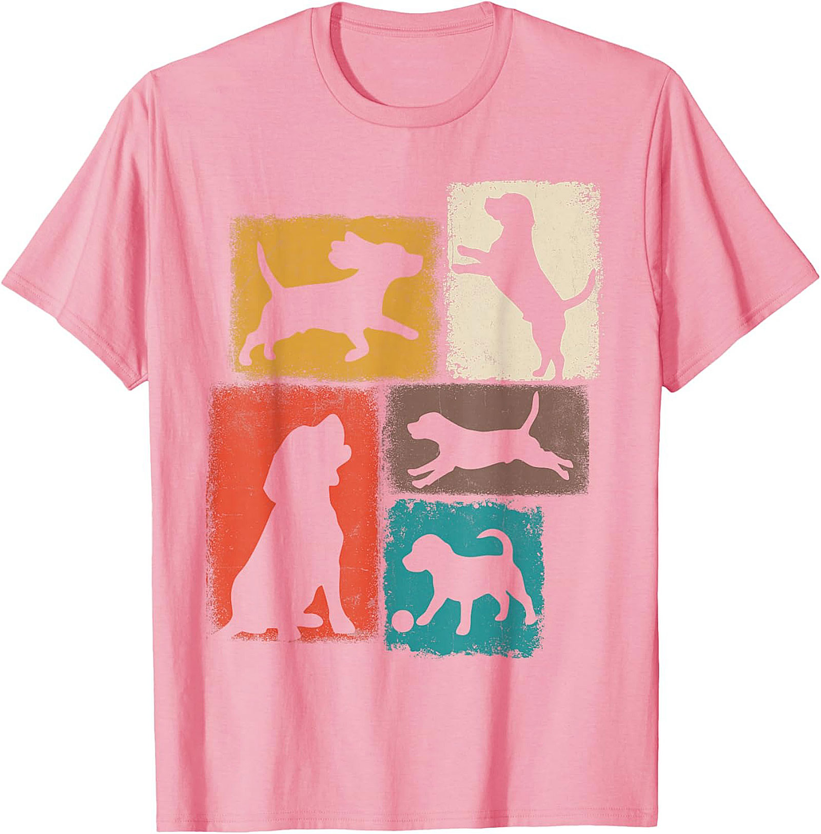 Vintage Dog Lover Graphic Tee | Retro Dog Silhouette Unisex Shirt