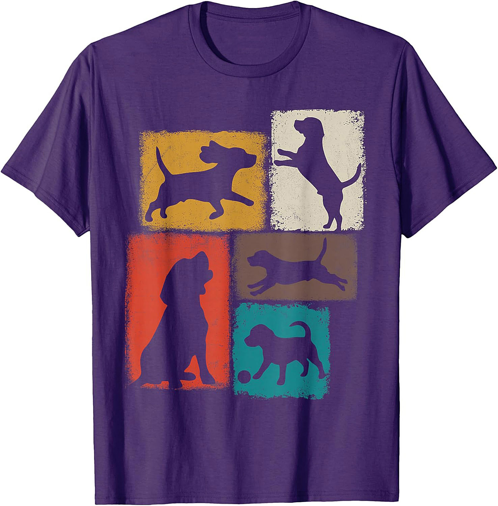 Vintage Dog Lover Graphic Tee | Retro Dog Silhouette Unisex Shirt