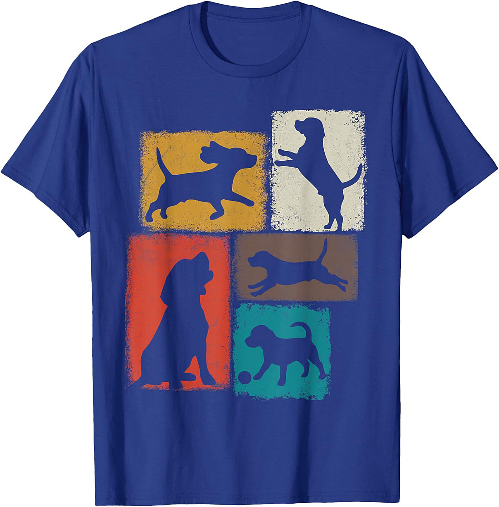 Vintage Dog Lover Graphic Tee | Retro Dog Silhouette Unisex Shirt