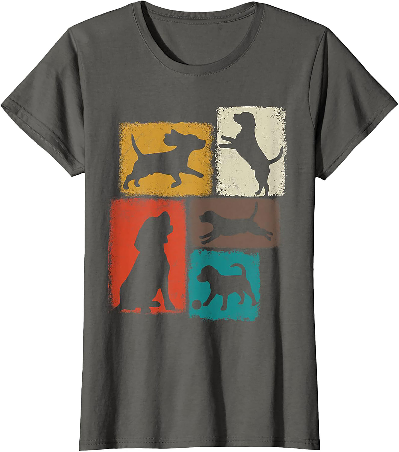 Vintage Dog Lover Graphic Tee | Retro Dog Silhouette Unisex Shirt
