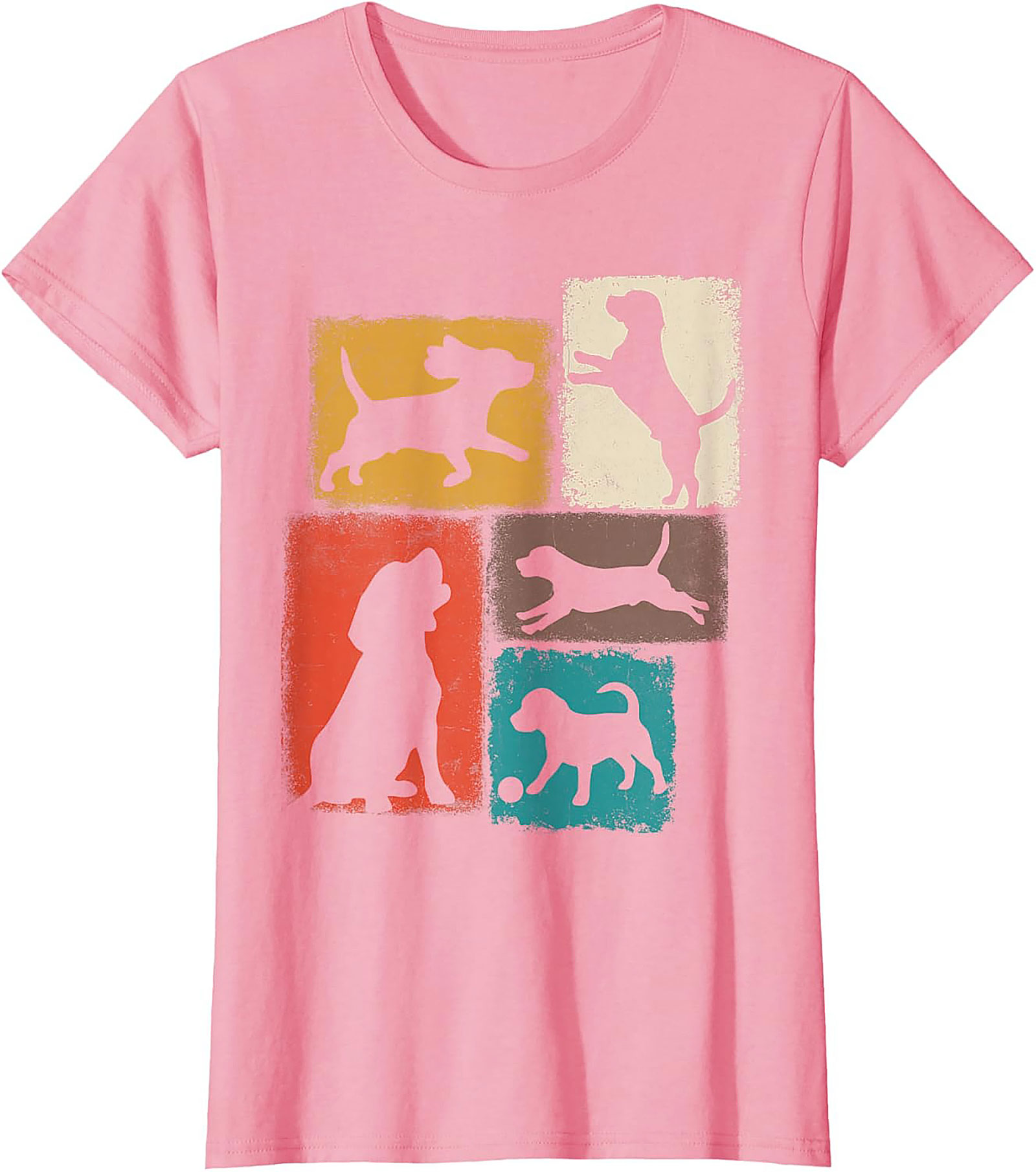 Vintage Dog Lover Graphic Tee | Retro Dog Silhouette Unisex Shirt