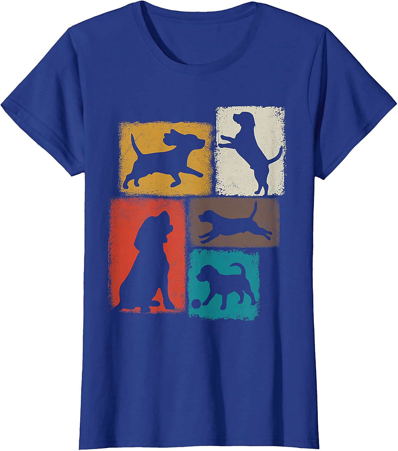 Vintage Dog Lover Graphic Tee | Retro Dog Silhouette Unisex Shirt