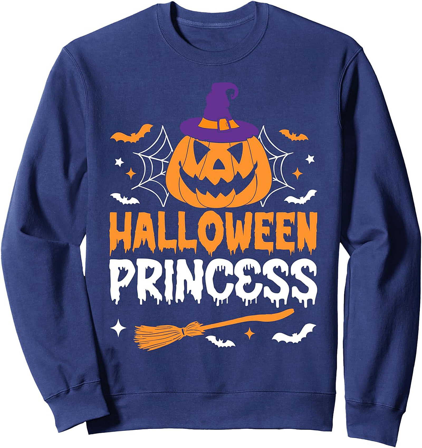 Halloween Princess Crewneck Sweatshirt | Spooky Pullover