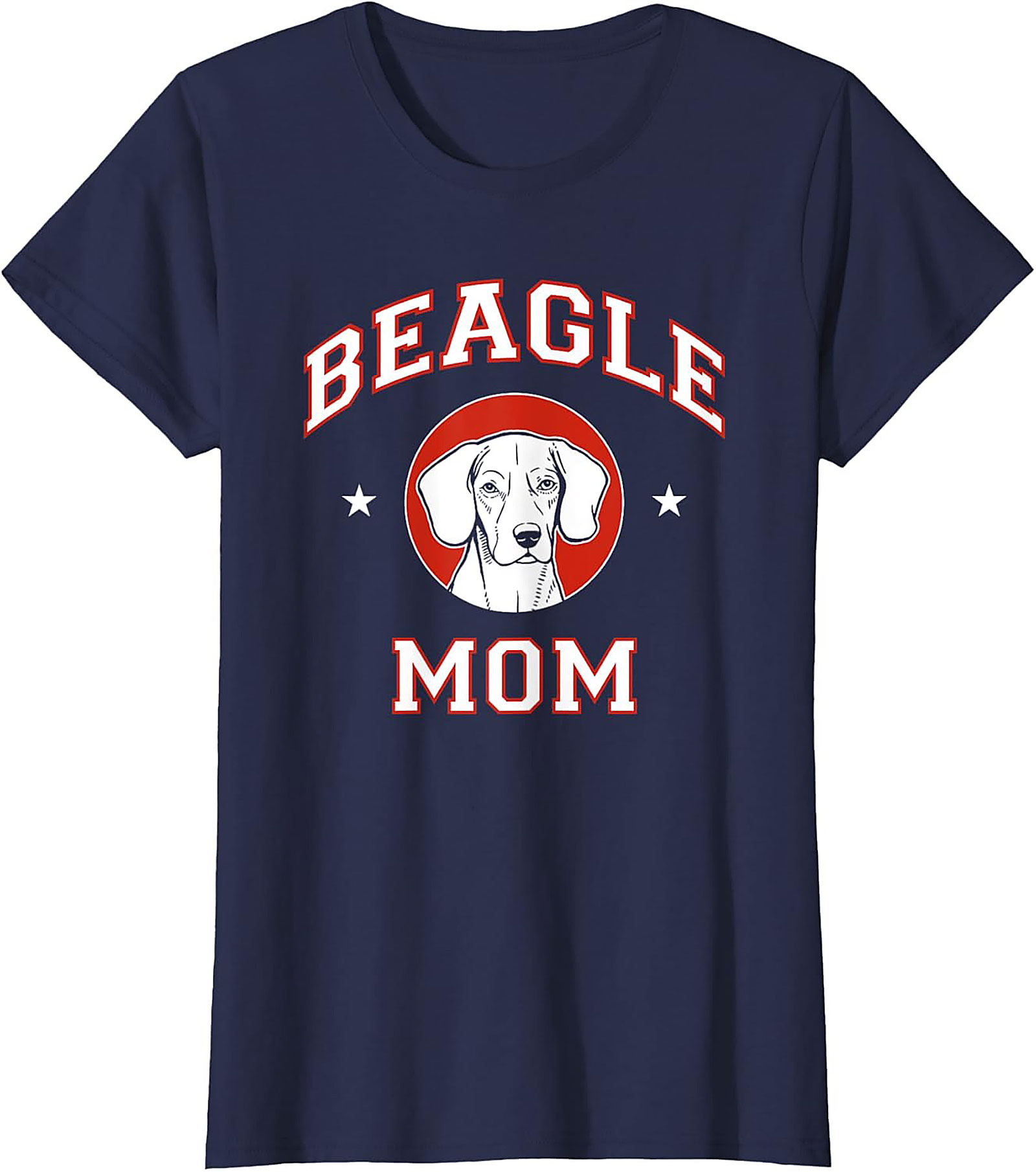 Beagle Mom T-shirt | Vintage Dog Lover Graphic Tee | Funny Unisex Shirt