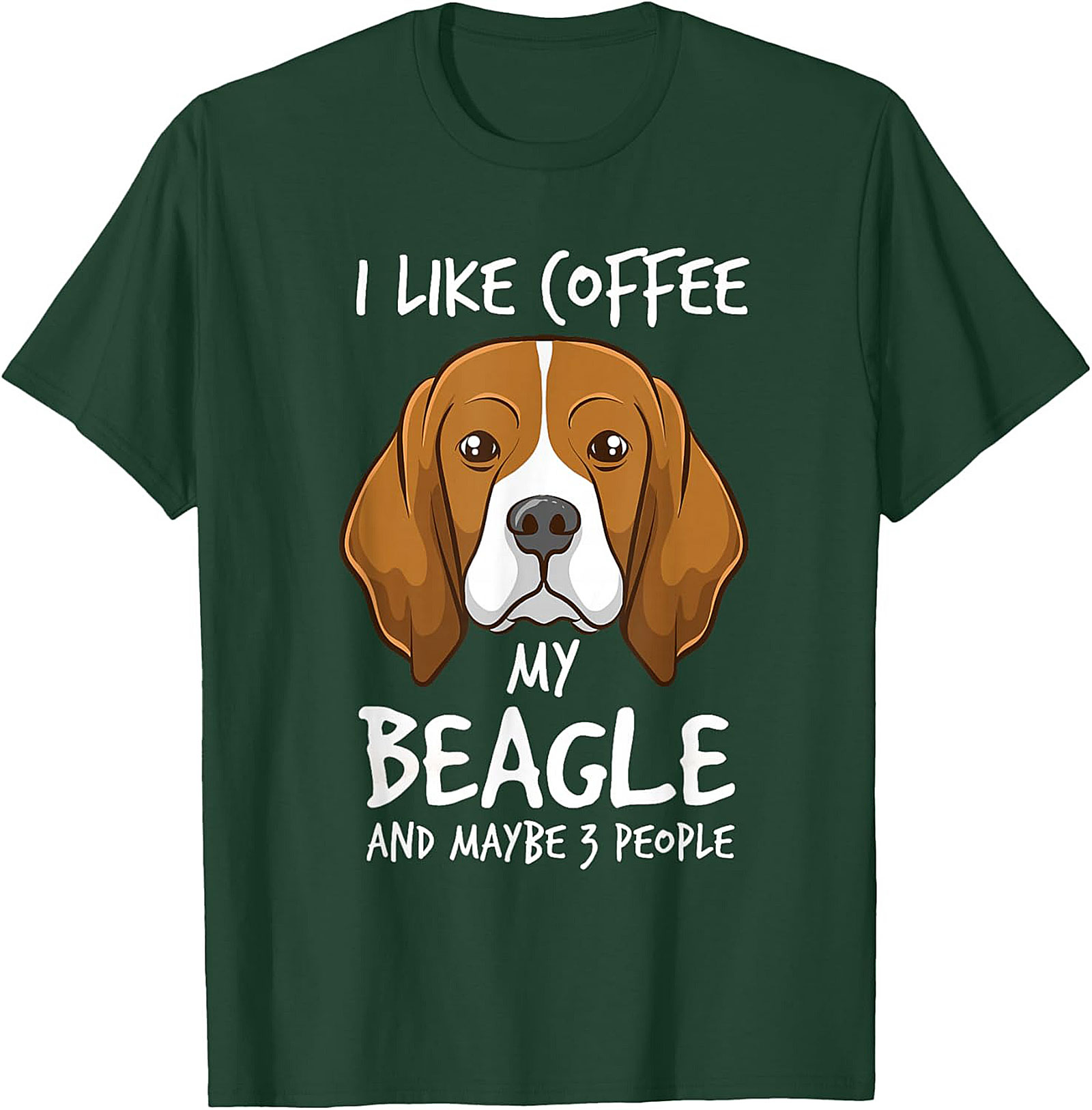 Beagle Coffee T-Shirt | Funny Dog Lover Unisex Tee