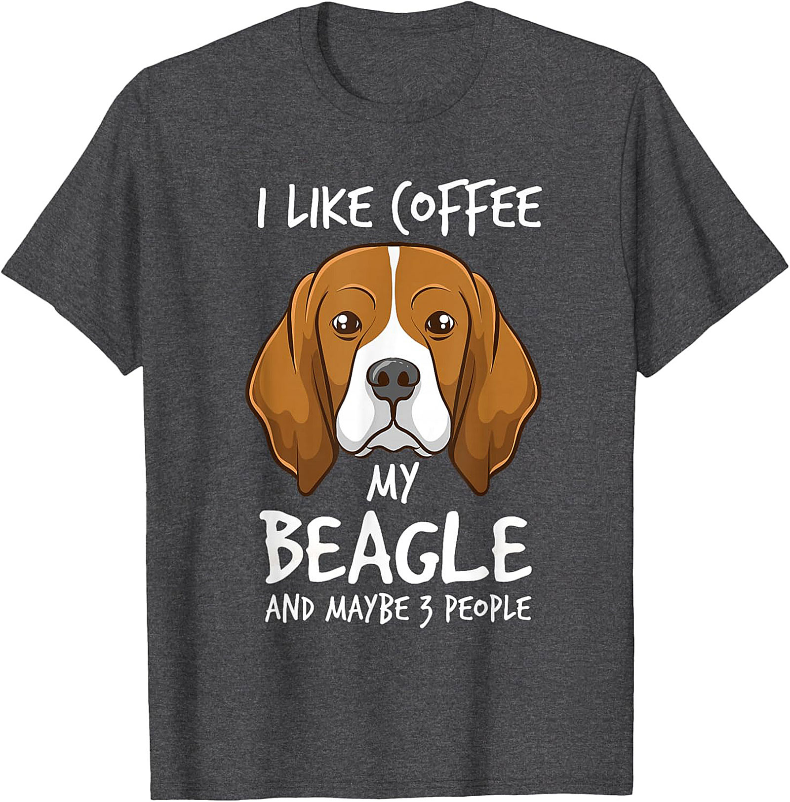 Beagle Coffee T-Shirt | Funny Dog Lover Unisex Tee