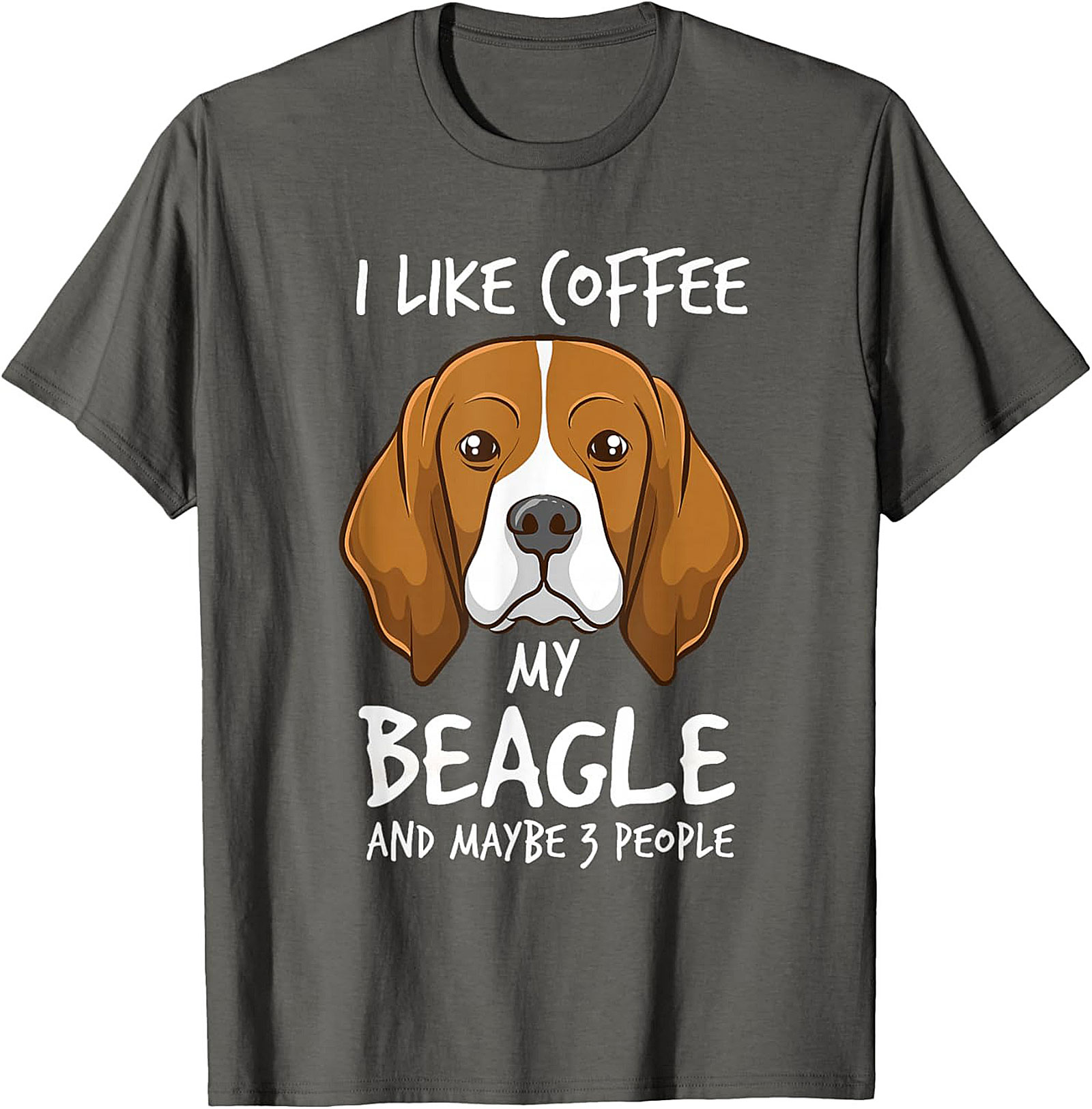 Beagle Coffee T-Shirt | Funny Dog Lover Unisex Tee