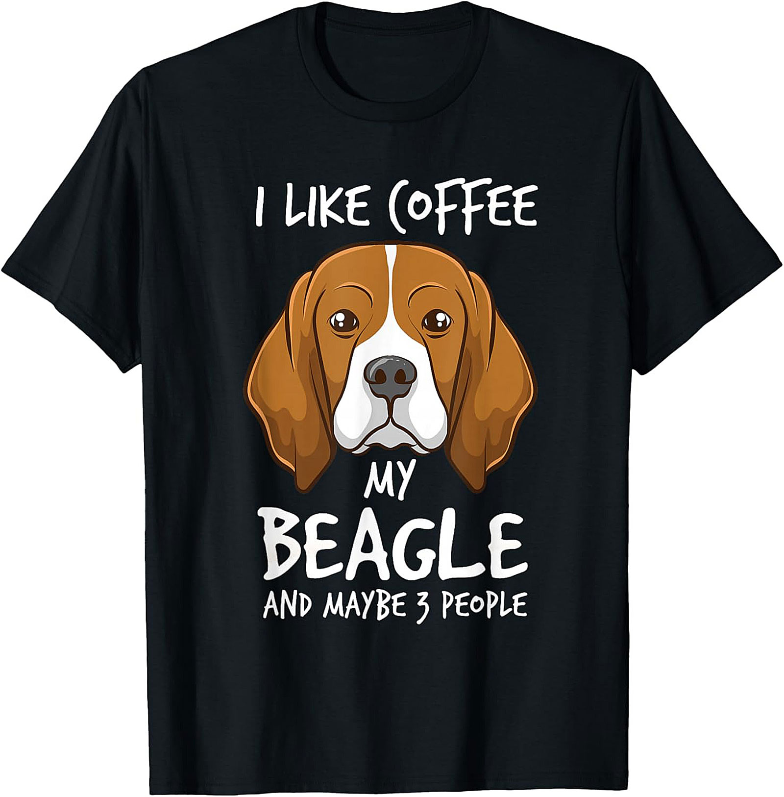 Beagle Coffee T-Shirt | Funny Dog Lover Unisex Tee