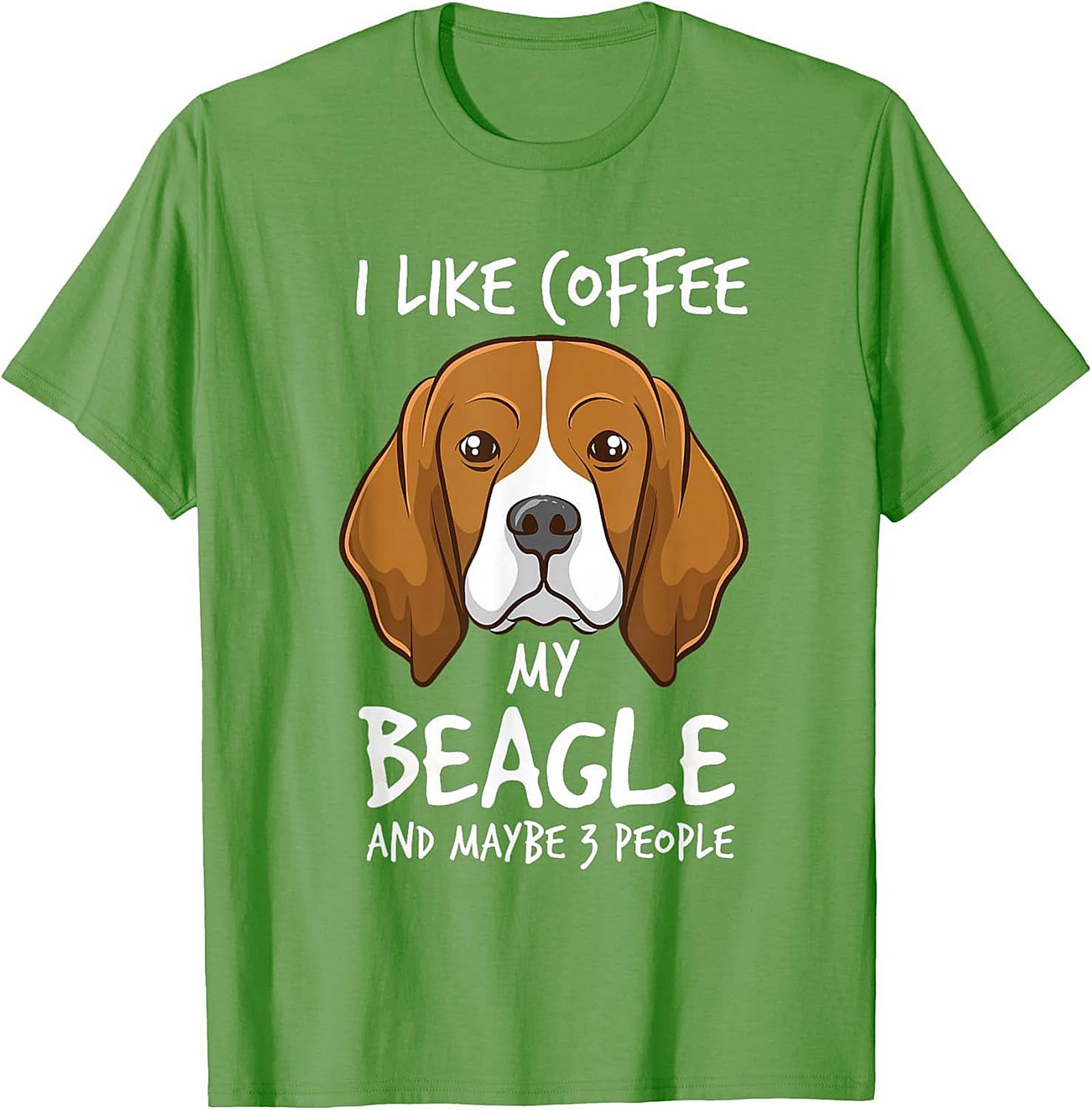 Beagle Coffee T-Shirt | Funny Dog Lover Unisex Tee