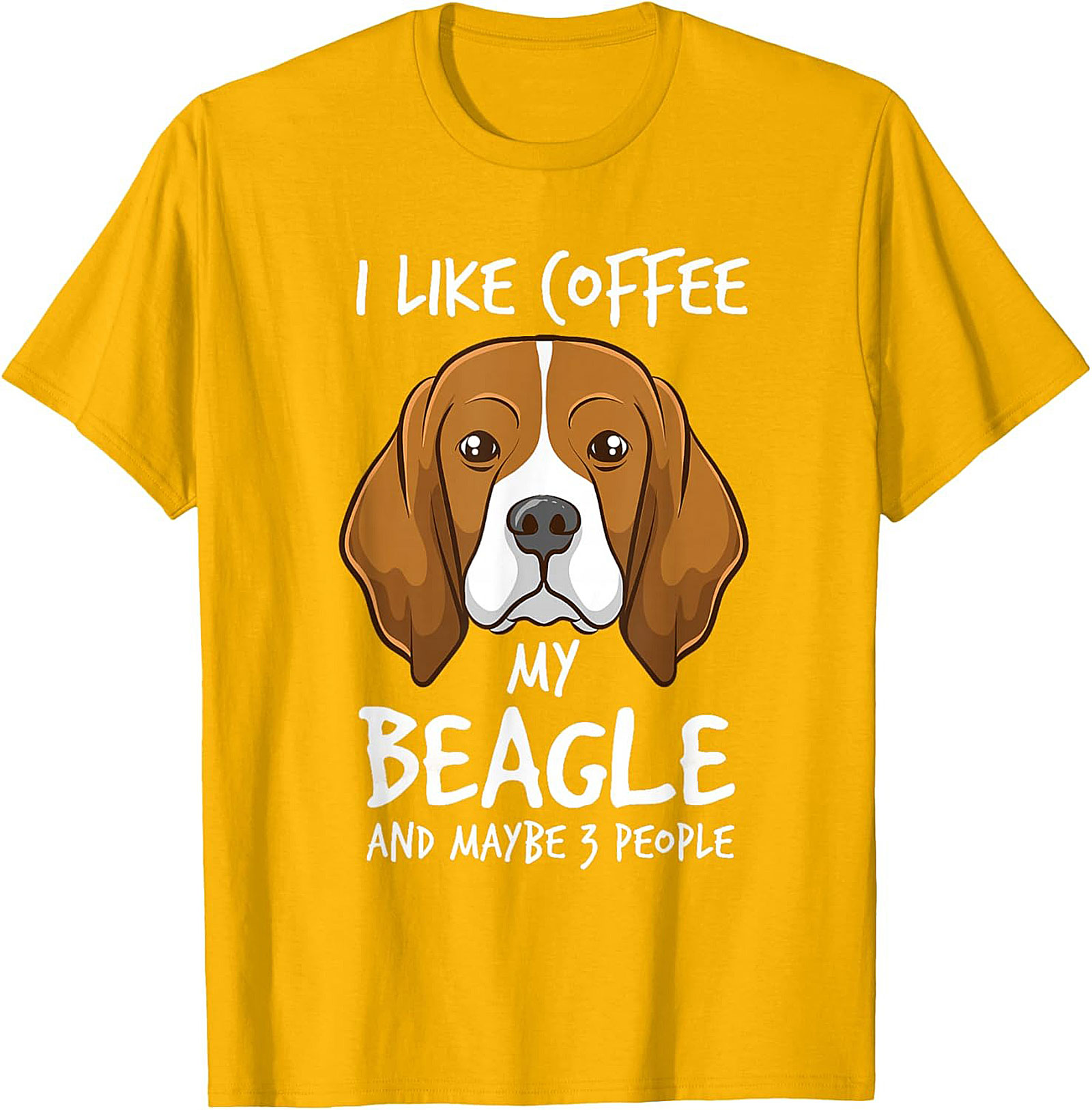 Beagle Coffee T-Shirt | Funny Dog Lover Unisex Tee
