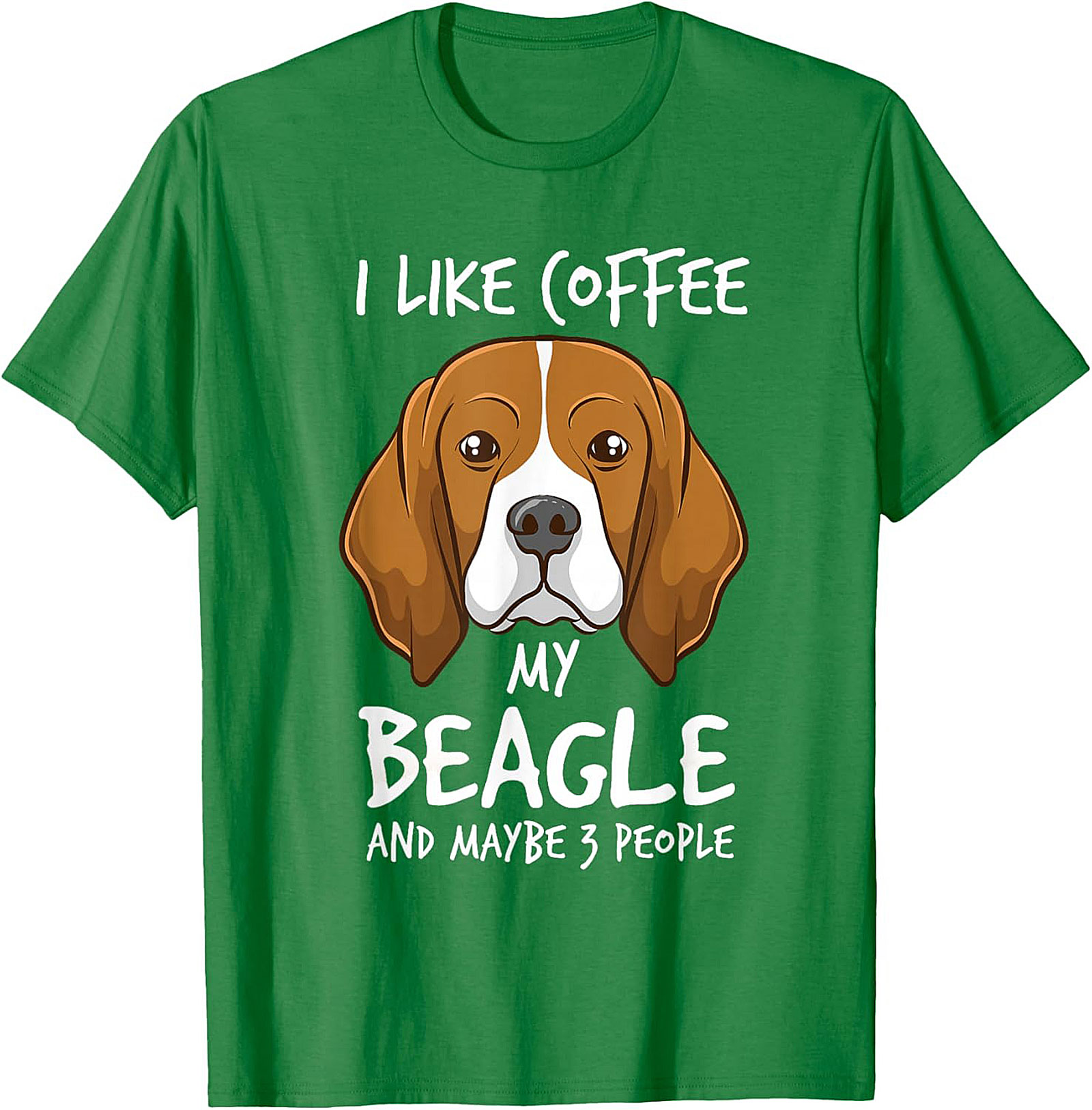 Beagle Coffee T-Shirt | Funny Dog Lover Unisex Tee