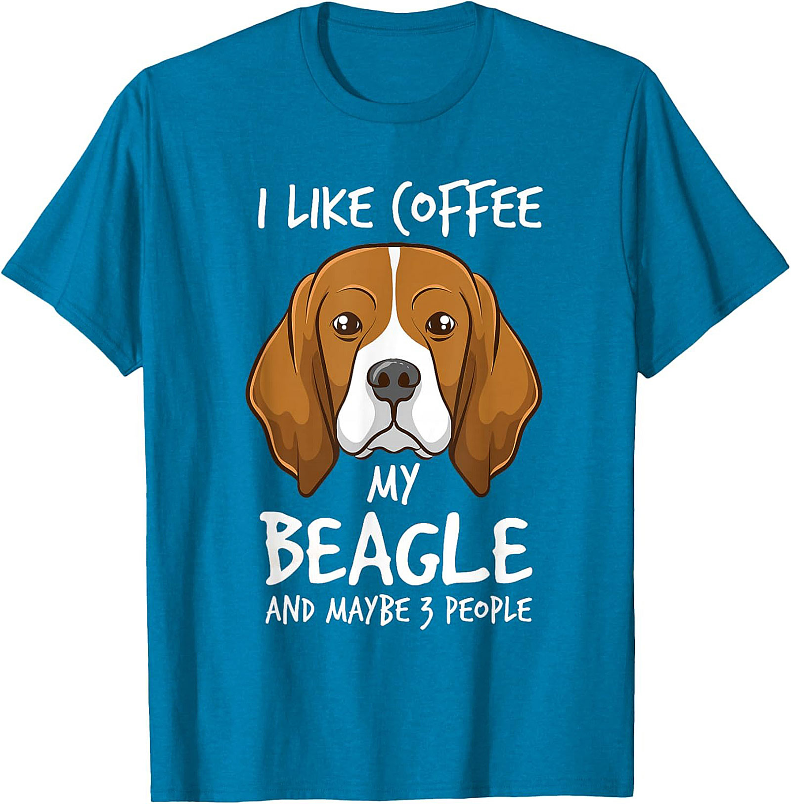 Beagle Coffee T-Shirt | Funny Dog Lover Unisex Tee