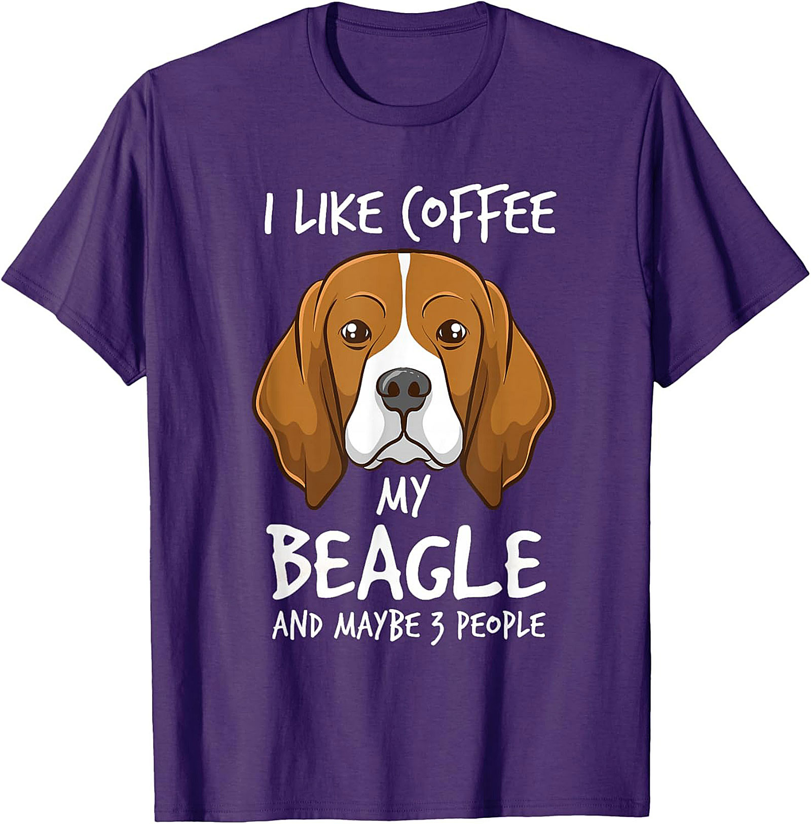 Beagle Coffee T-Shirt | Funny Dog Lover Unisex Tee