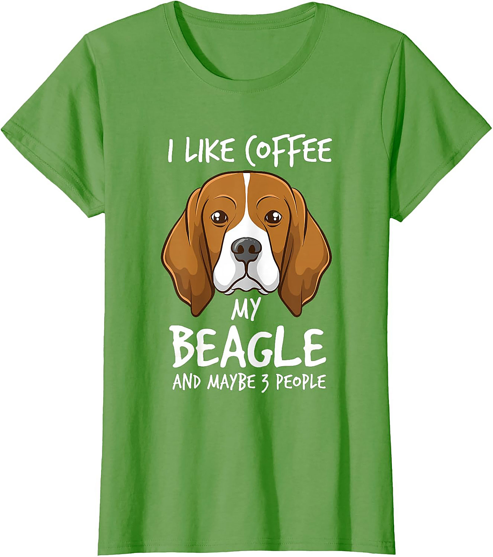 Beagle Coffee T-Shirt | Funny Dog Lover Unisex Tee