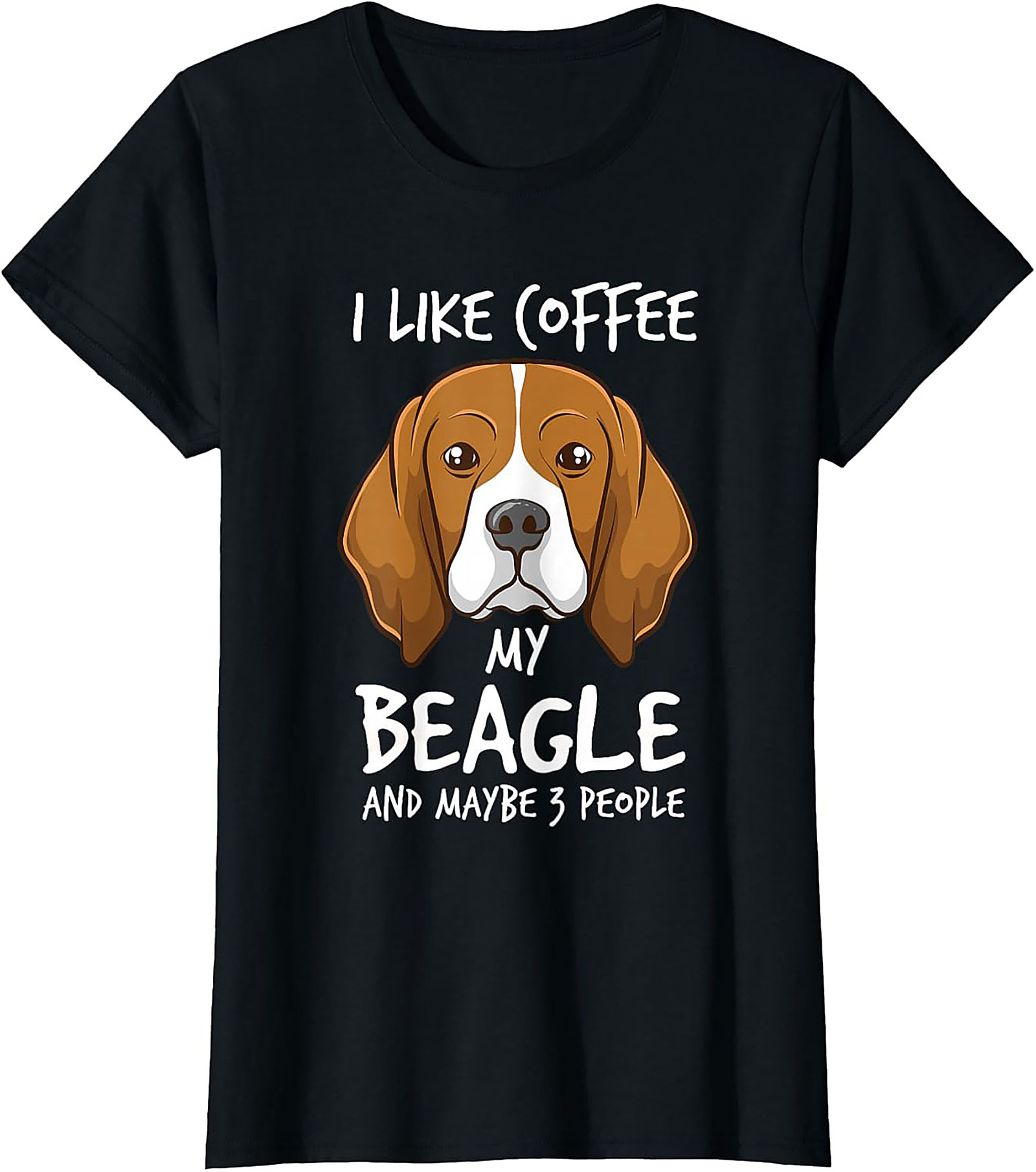 Beagle Coffee T-Shirt | Funny Dog Lover Unisex Tee