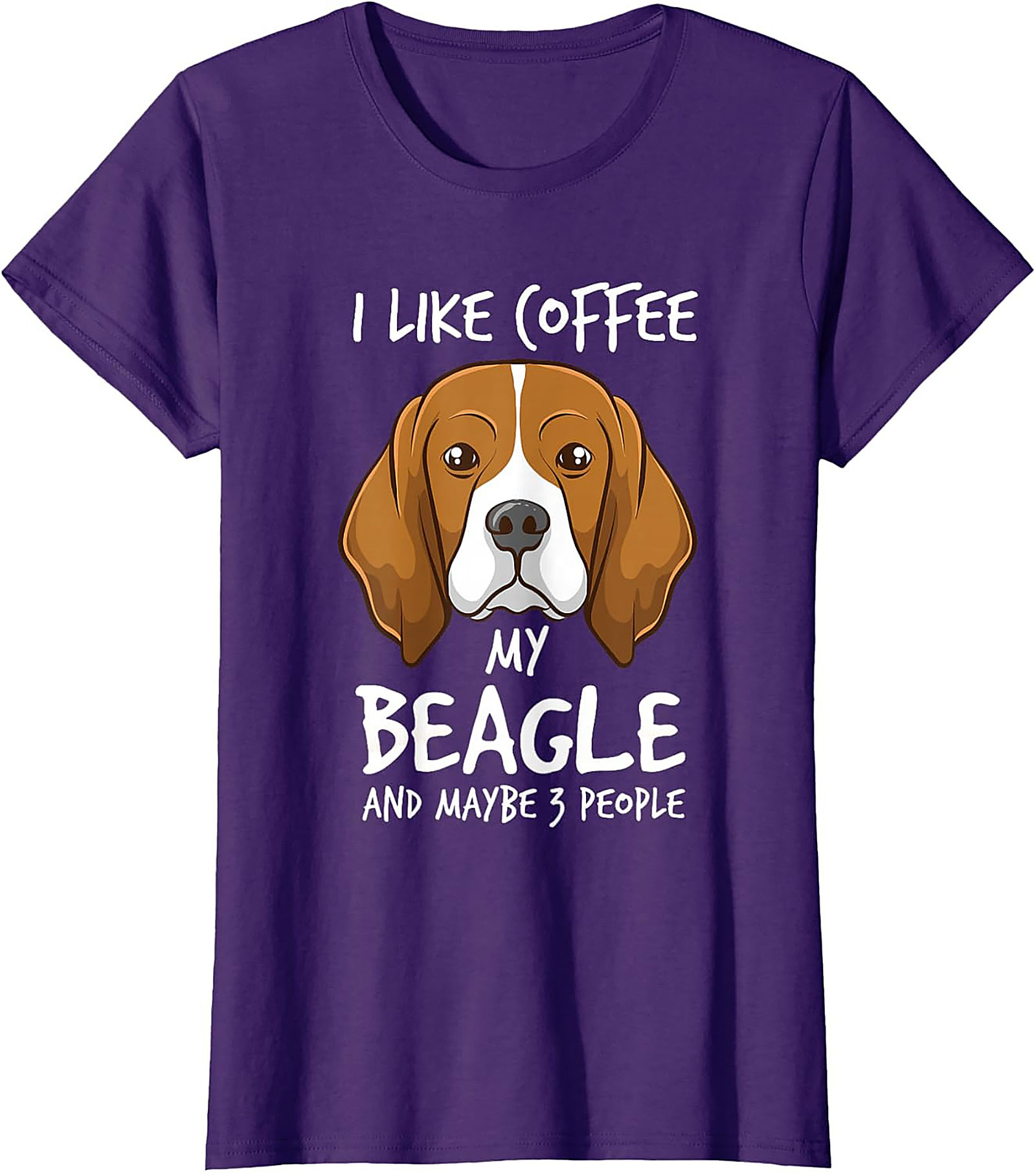Beagle Coffee T-Shirt | Funny Dog Lover Unisex Tee