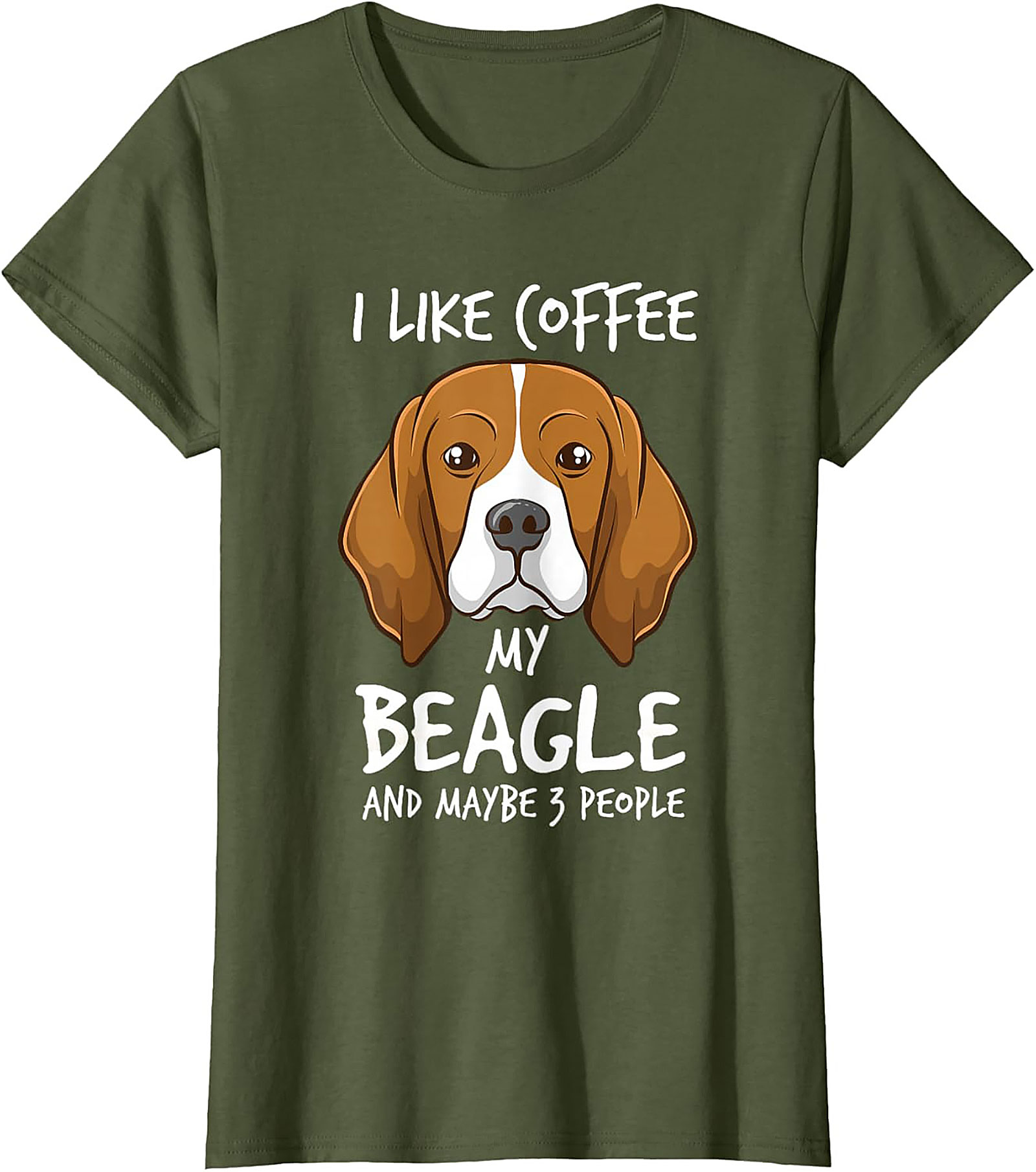 Beagle Coffee T-Shirt | Funny Dog Lover Unisex Tee