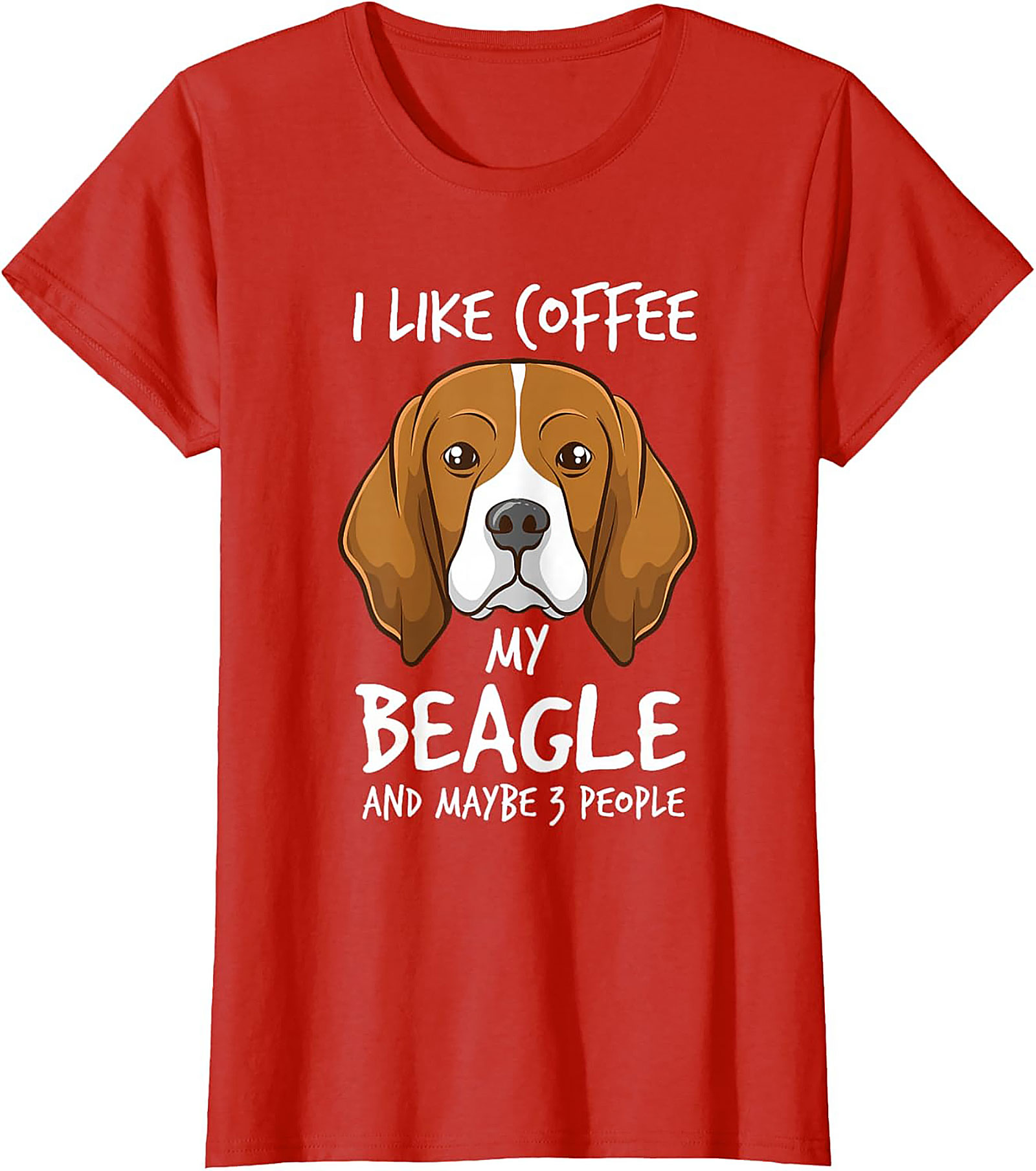 Beagle Coffee T-Shirt | Funny Dog Lover Unisex Tee