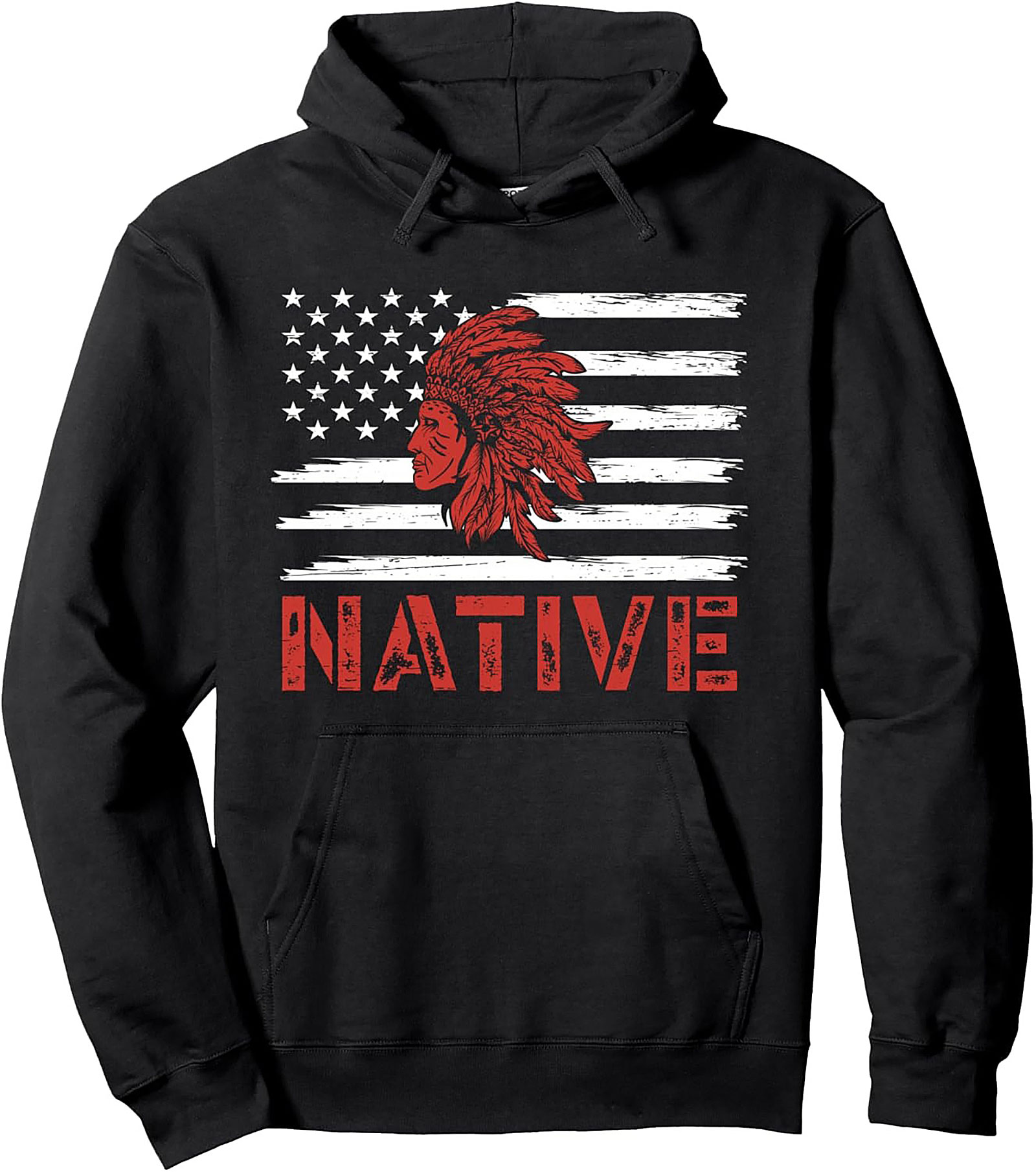Native American Pride Pullover Hoodie Heritage Design