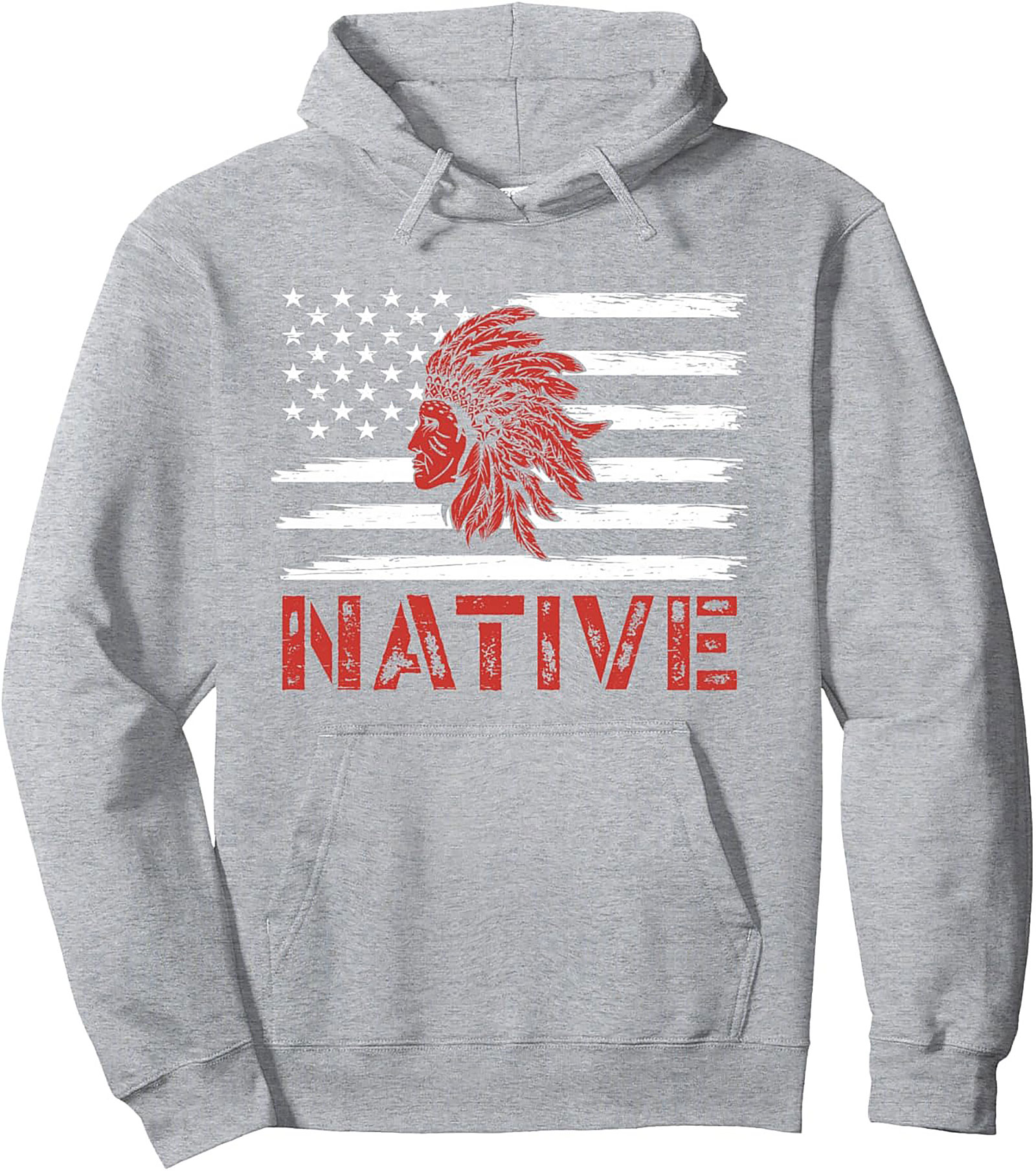 Native American Pride Pullover Hoodie Heritage Design