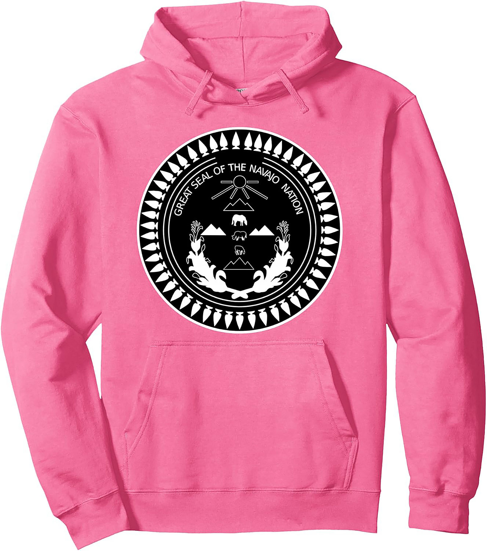 Navajo Nation Seal Pullover Hoodie Diné Heritage Apparel