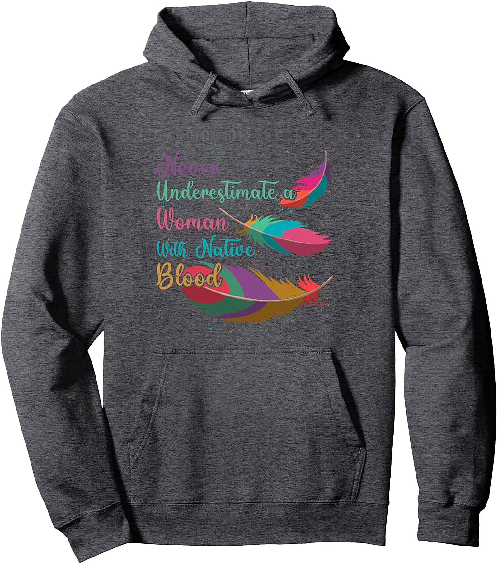 Native Blood Woman Hoodie Indigenous Pride Pullover