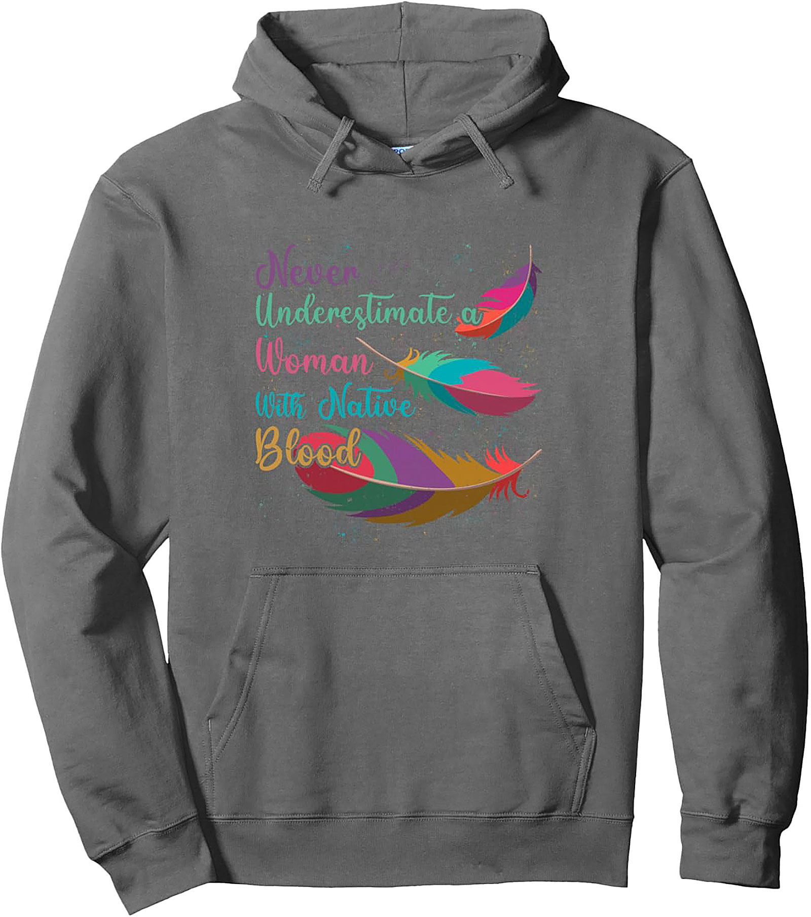 Native Blood Woman Hoodie Indigenous Pride Pullover
