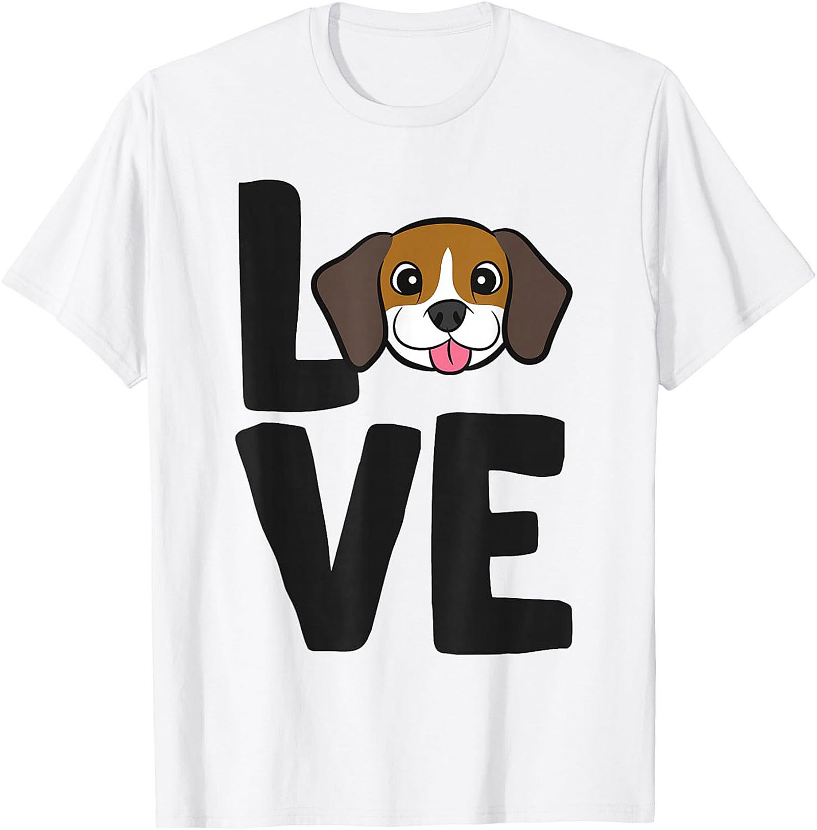 Beagle Love T-shirt: Cute Dog Lover Graphic Tee for Enthusiastic Owners