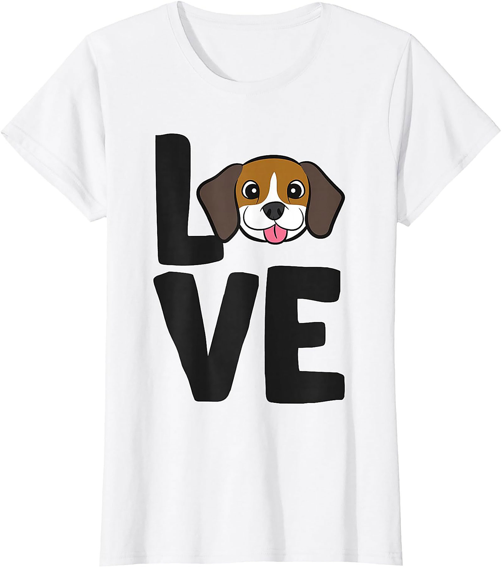 Beagle Love T-shirt: Cute Dog Lover Graphic Tee for Enthusiastic Owners