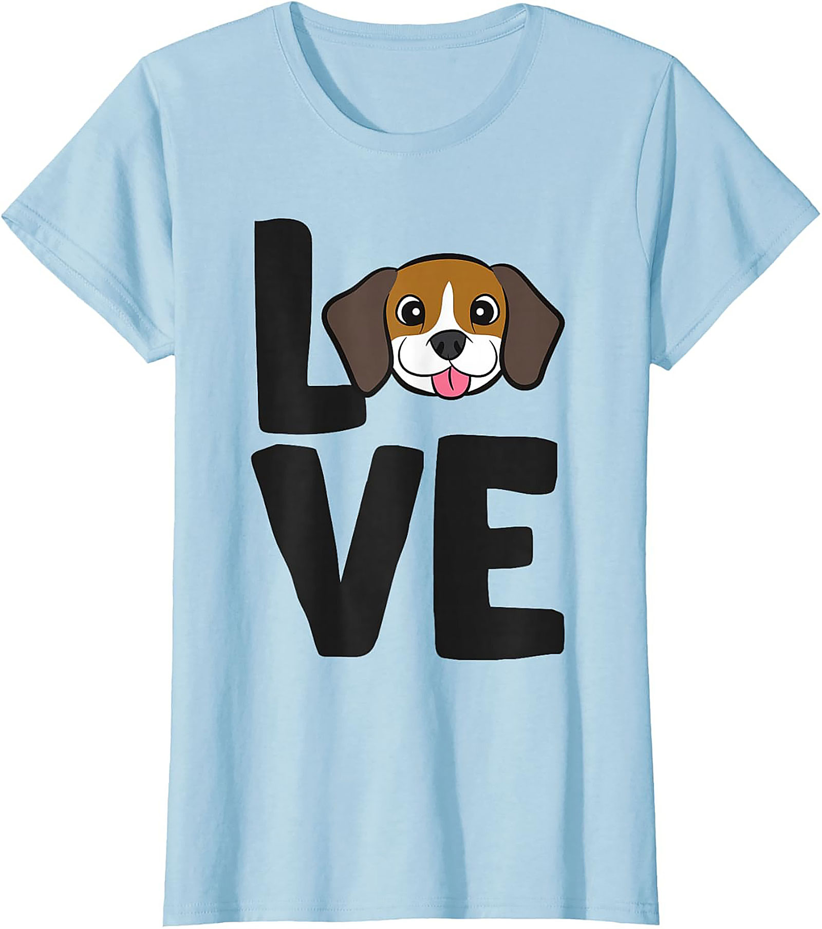 Beagle Love T-shirt: Cute Dog Lover Graphic Tee for Enthusiastic Owners