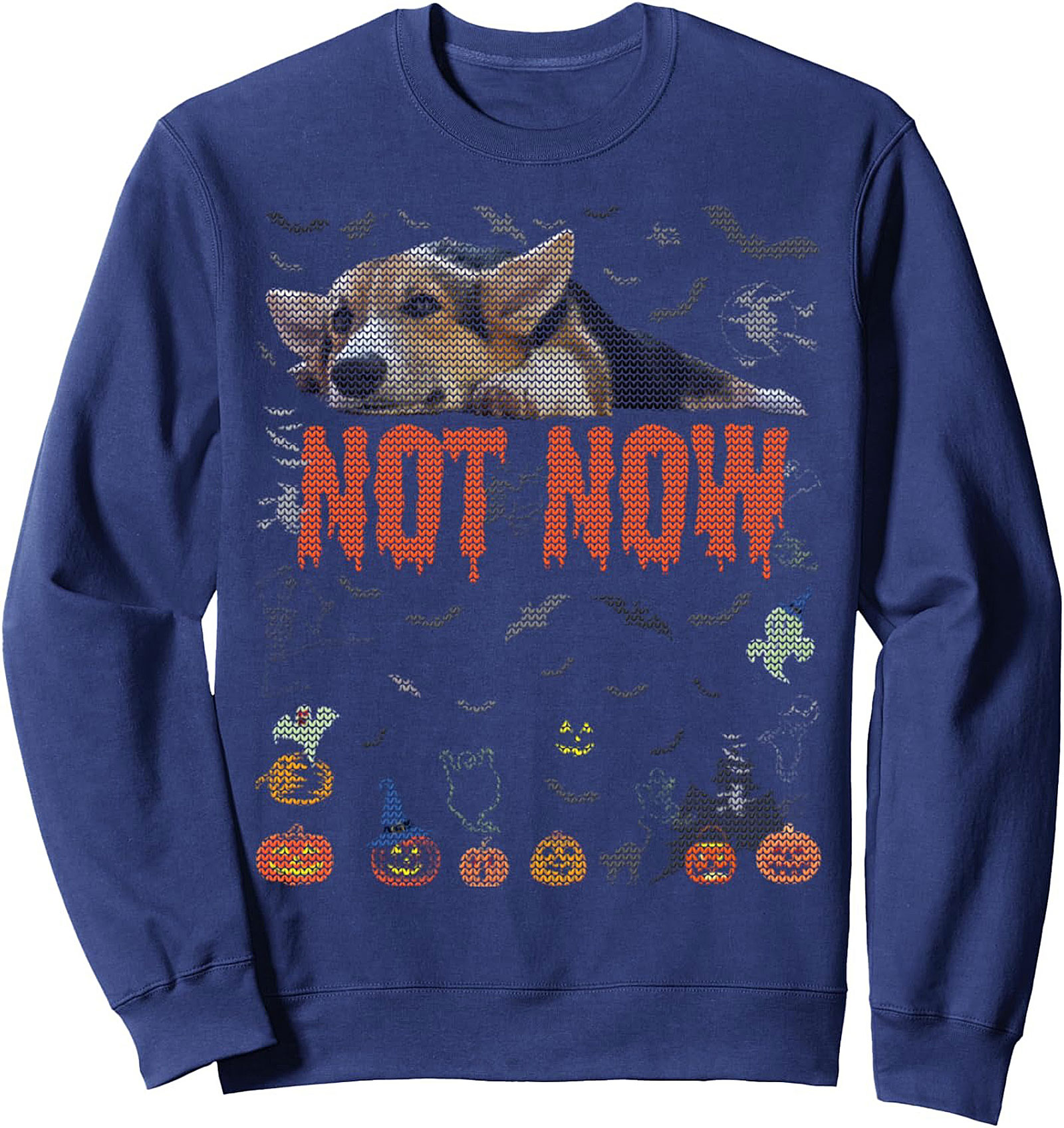 Funny Corgi Halloween Sweatshirt | Lazy Dog Crewneck Pullover