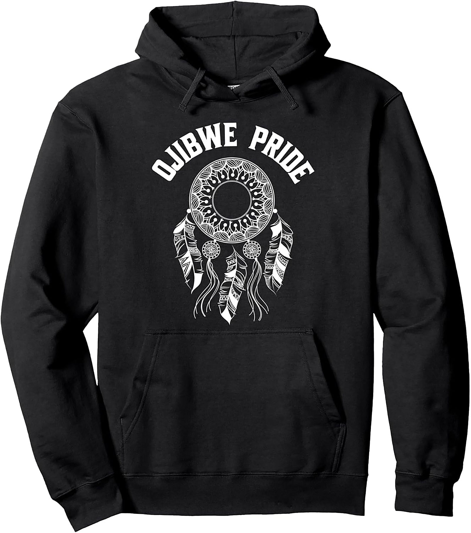Ojibwe Pride Pullover Hoodie Dreamcatcher Graphic