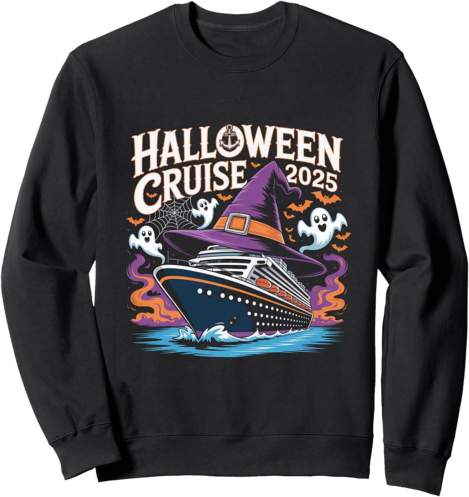 Halloween Cruise 2025 Sweatshirt | Spooky Pullover Crewneck