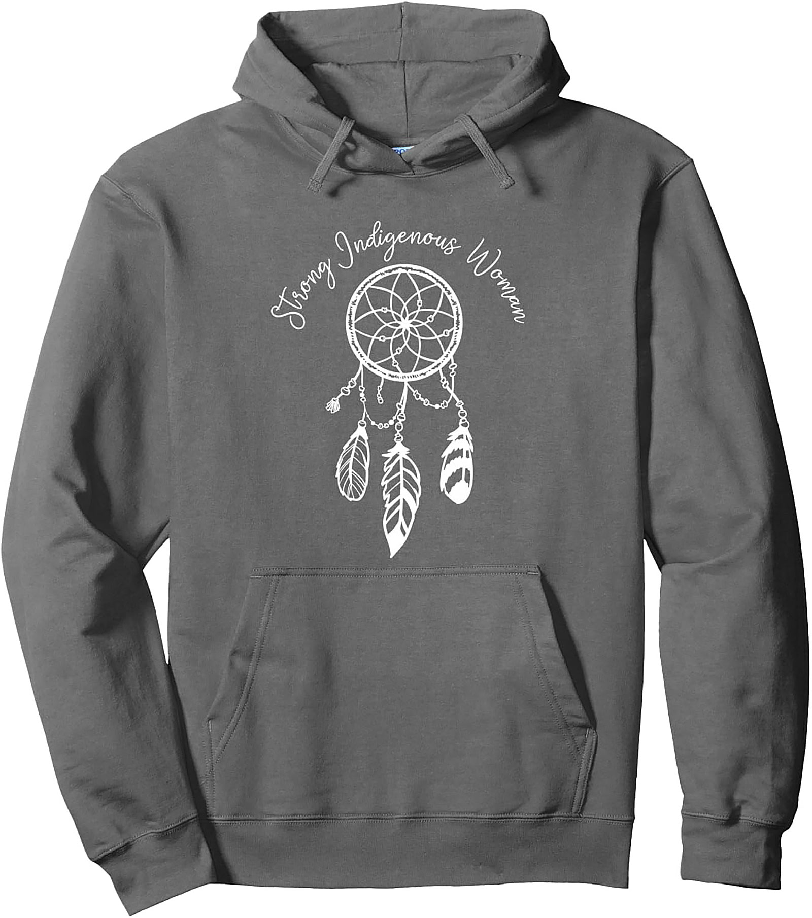 Strong Indigenous Woman Graphic Hoodie Cozy Pullover